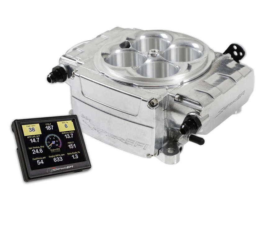 Holley Sniper 2 EFI - Self-Tuning Kit - Chrome 550-510-3XX