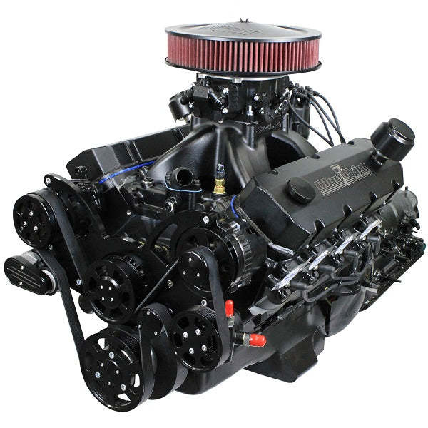 GM Big Block Compatible 632 c.i. ProSeries Engine and 4L80E Automatic Transmission - 815 Horsepower - Blackout Reaper Edition Builder Series - Black Pulley Kit - Fuel Injected