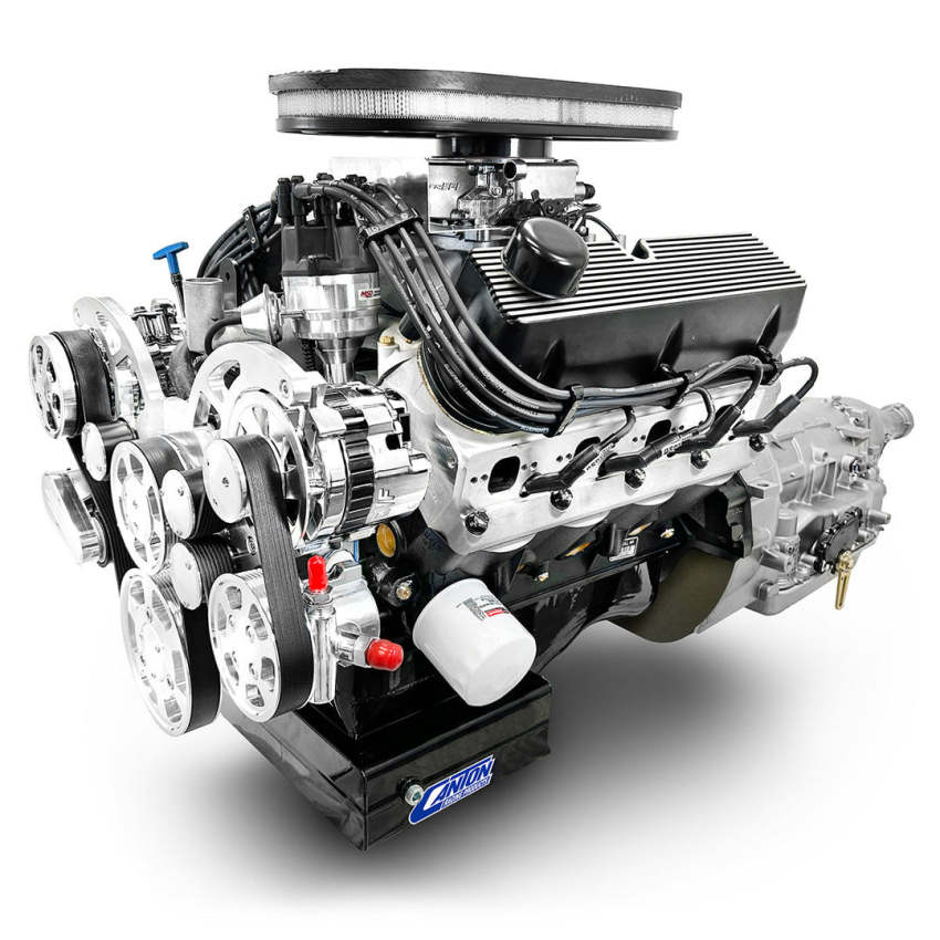 Ford Small Block Compatible 427 c.i. Engine and TKX Manual Transmission - 541 Horsepower - Cobra Edition Builder Series - Polished Pulley Kit - Fuel Injected