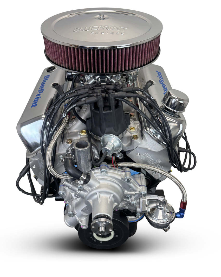 Ford Small Block Compatible 347 c.i. Engine - 415 Horsepower - Deluxe Dressed - Rear Sump - Carbureted
