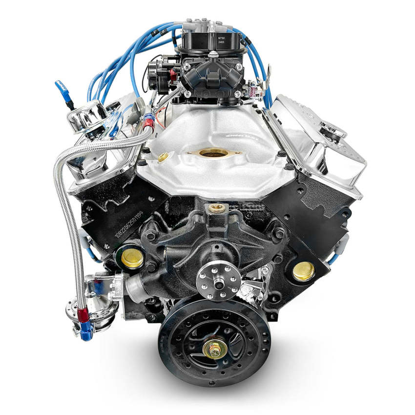 GM Marine Small Block Compatible 350 c.i. Engine - 350 Horsepower - Base Dressed - Carbureted