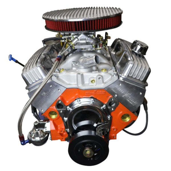 GM Small Block Compatible 383 c.i. Low Profile Engine - 436 Horsepower - Deluxe Dressed - Carbureted