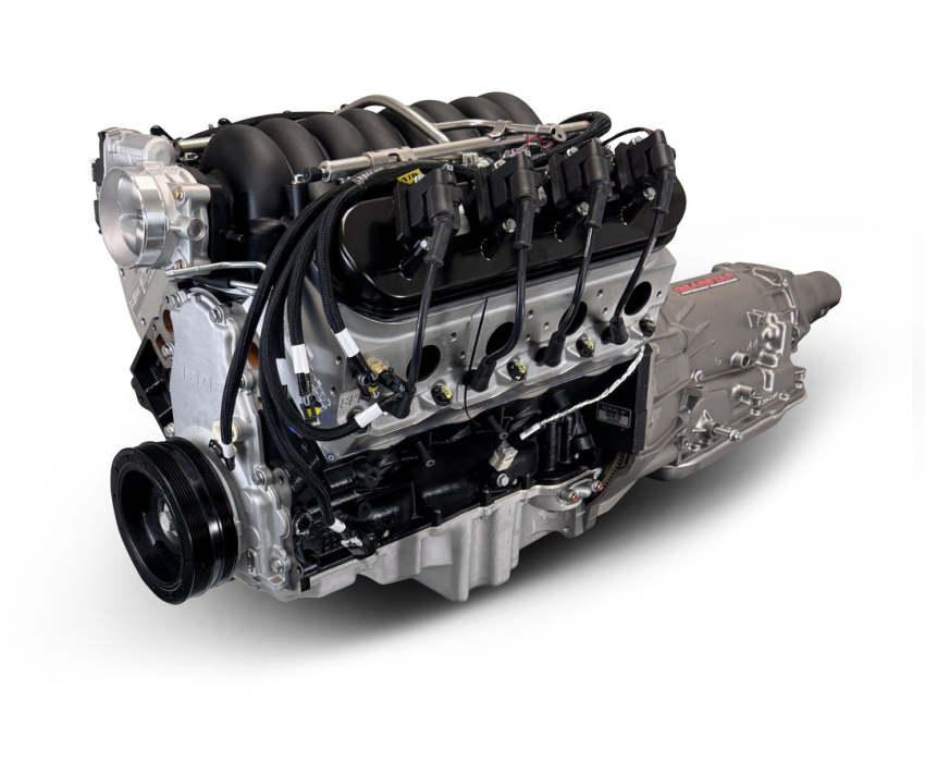 GM LS Compatible 427 c.i. Engine and 4L65/70E Automatic Transmission - 605 Horsepower - Standard Edition Builder Series - Holley Terminator X EFI System