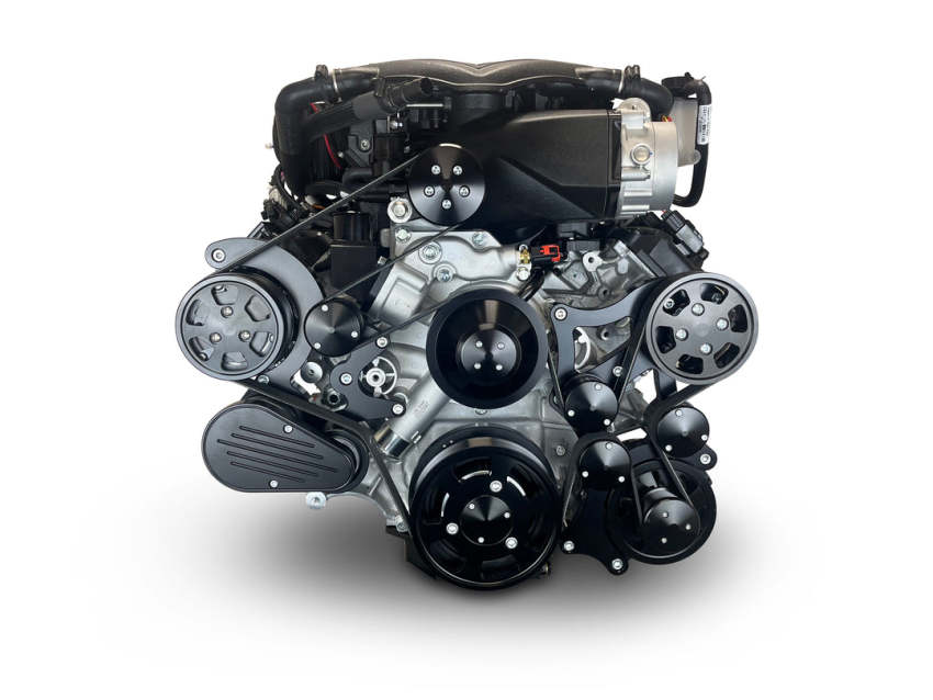 Chrysler Hemi Compatible 426 c.i. ProSeries Engine - 872 Horsepower - Deluxe Dressed with Black Pulley Kit - Supercharged