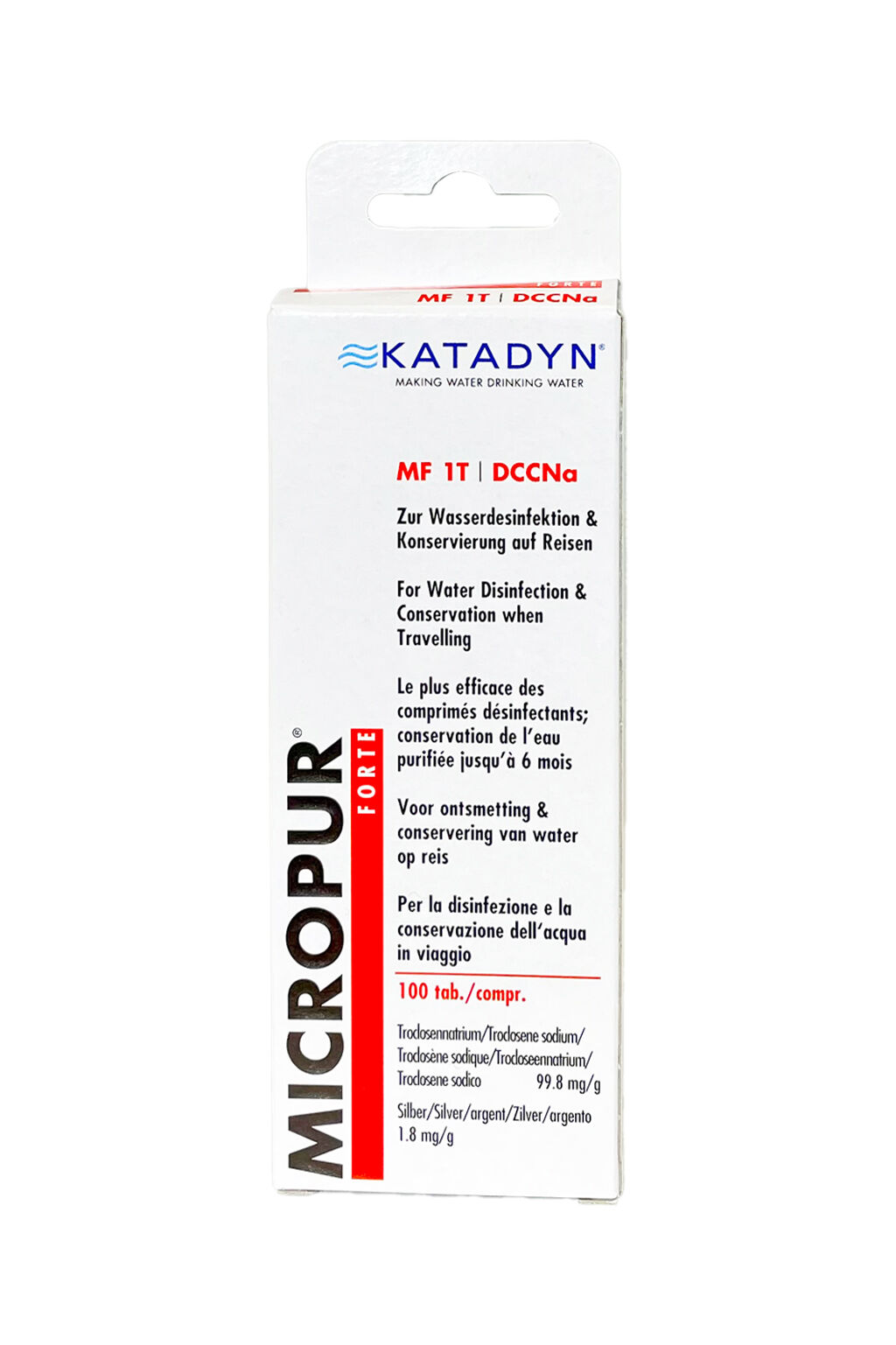 Katadyn Micro Tablets — 100 Tablets