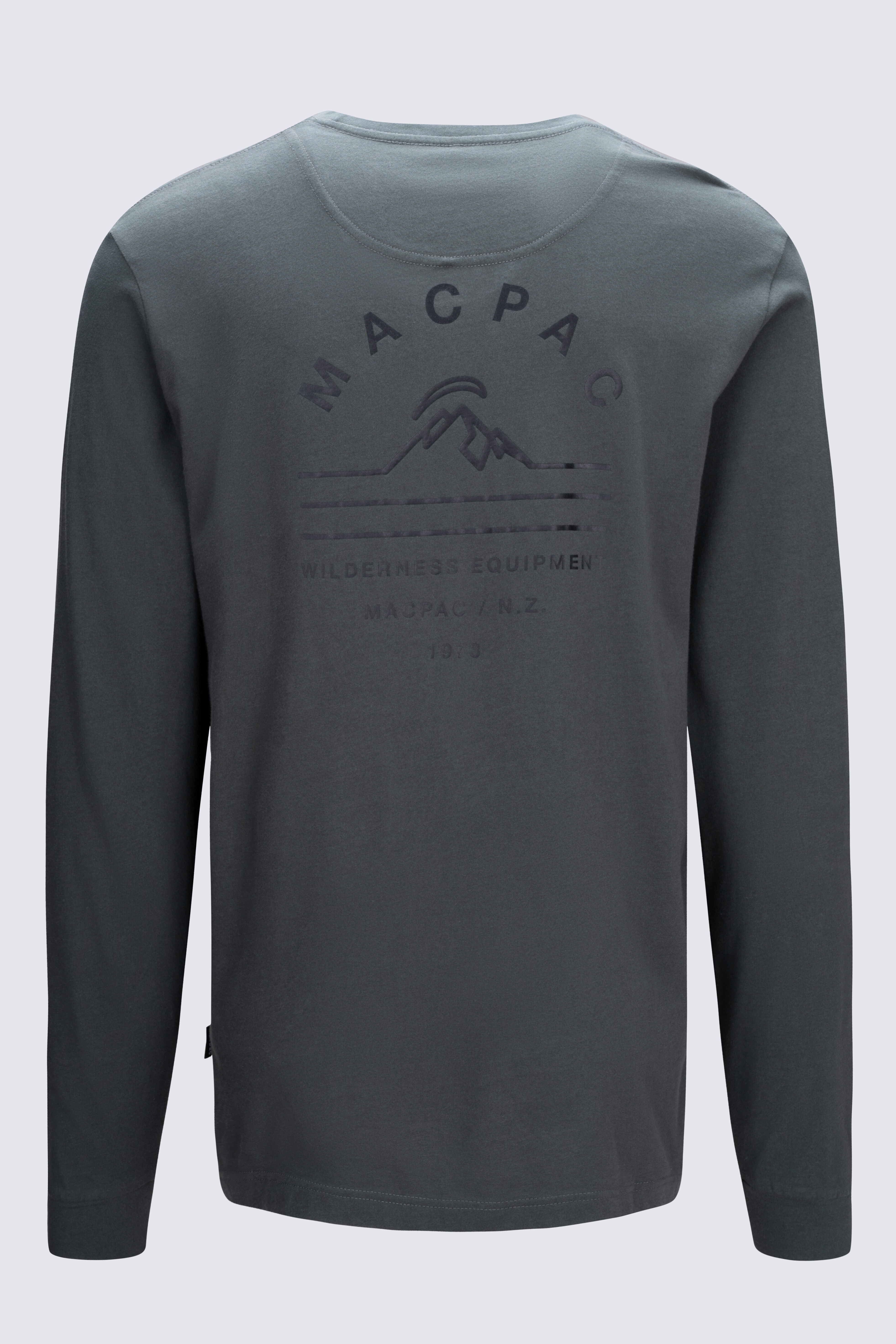 Macpac Men's Alps Fairtrade Organic Cotton Long Sleeve T—Shirt