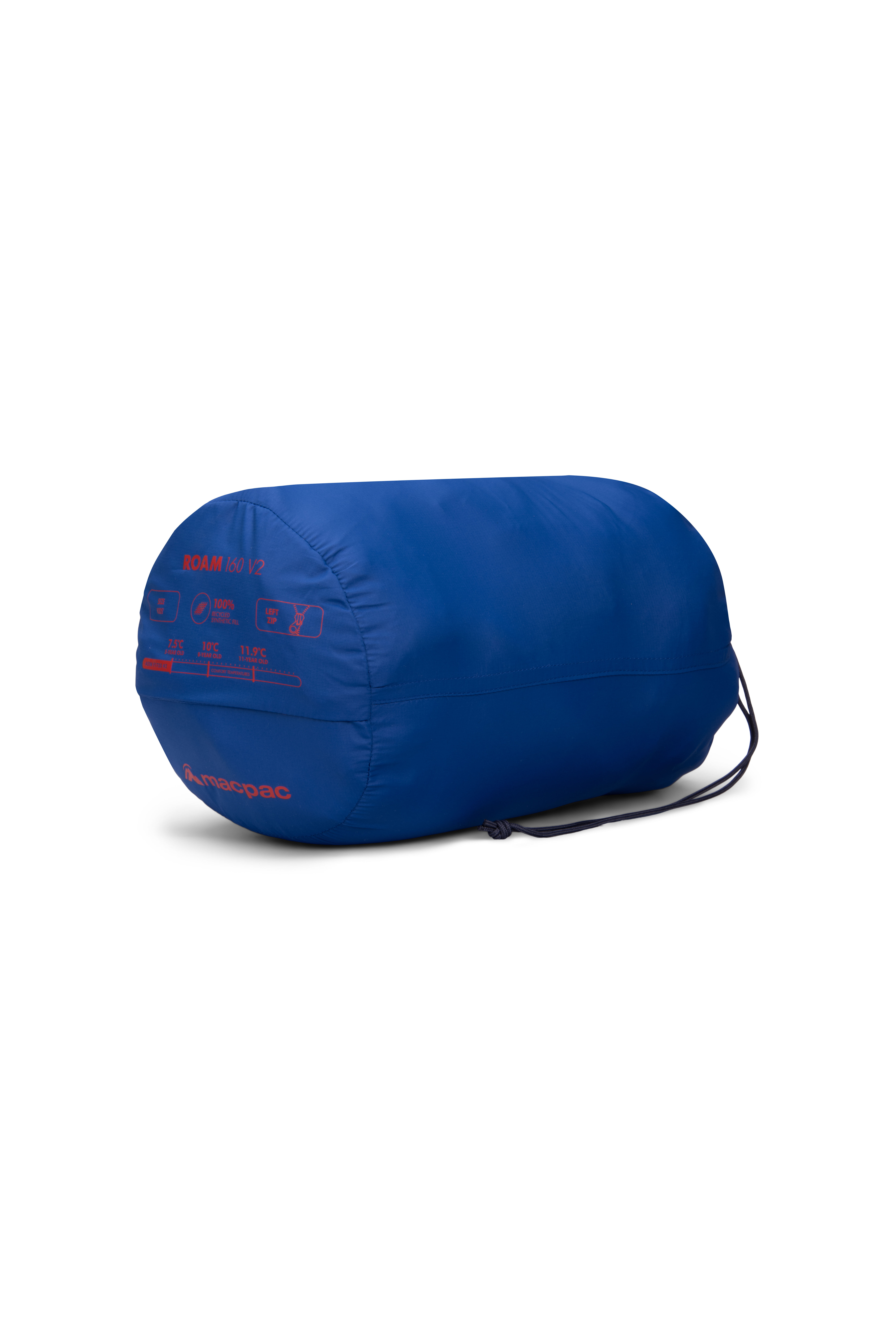 Macpac Kids' Roam 160 Synthetic Sleeping Bag (7.5°C)