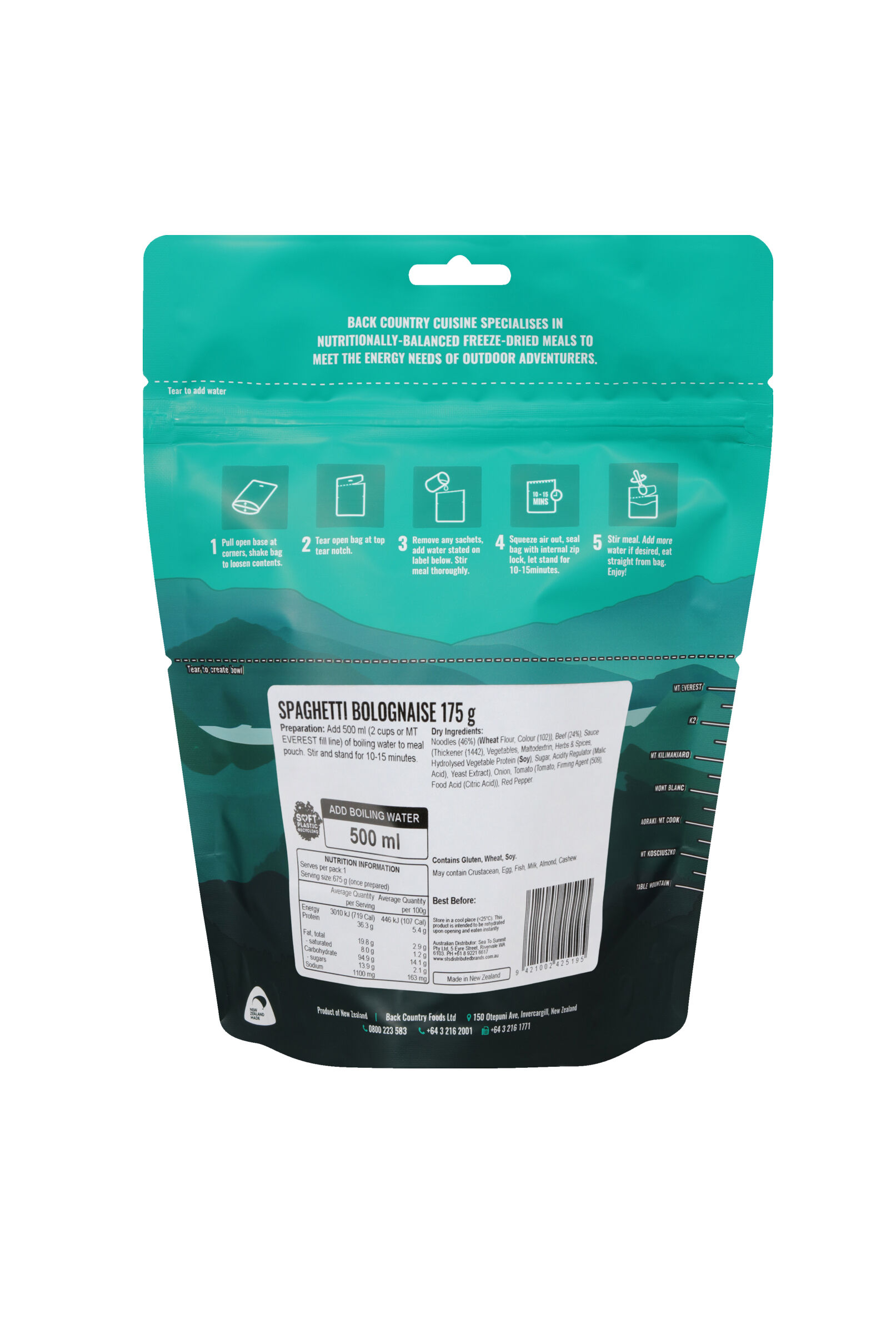 Back Country Cuisine Spaghetti Bolognaise —175 g