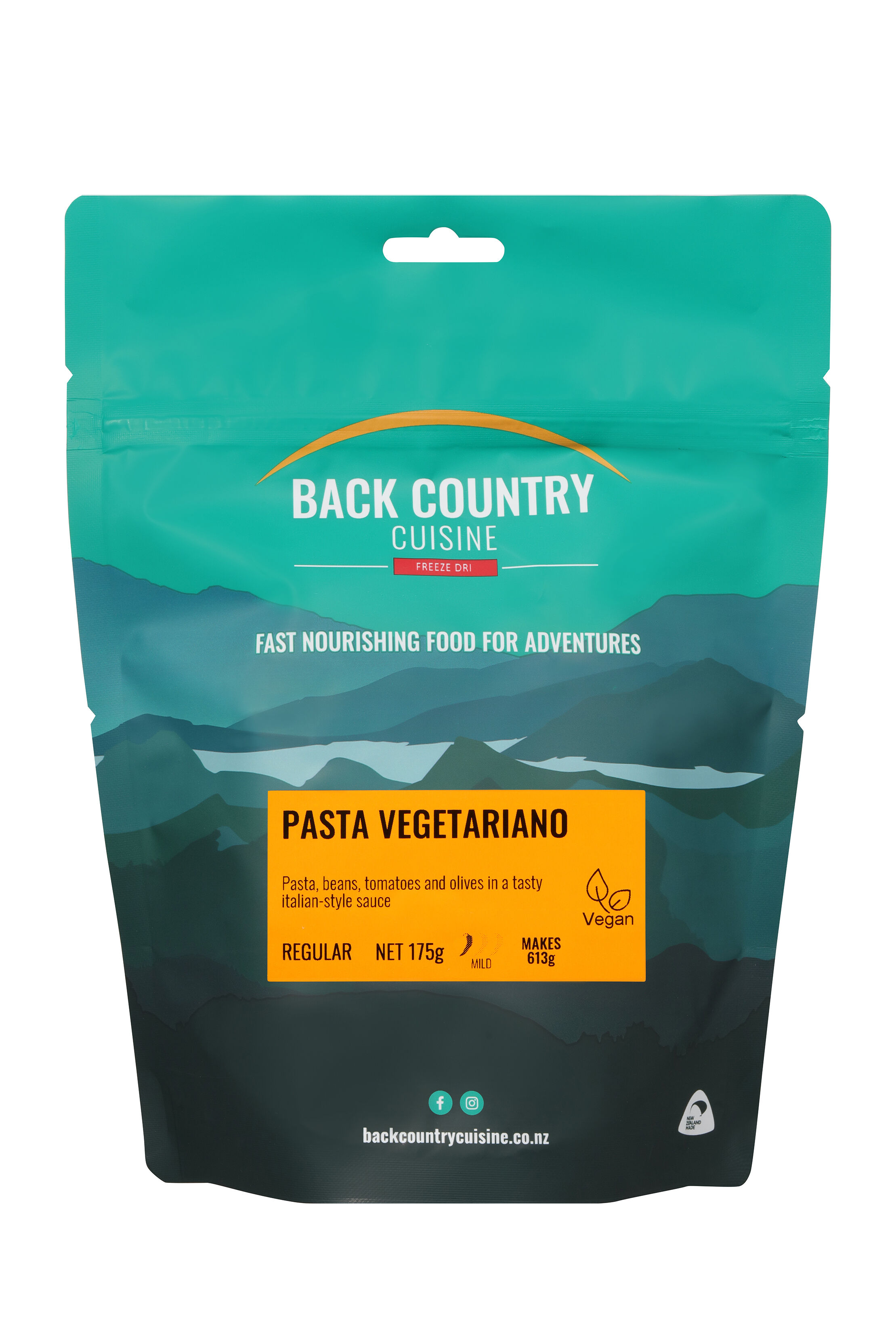Back Country Cuisine Past Vegetariano —175 g