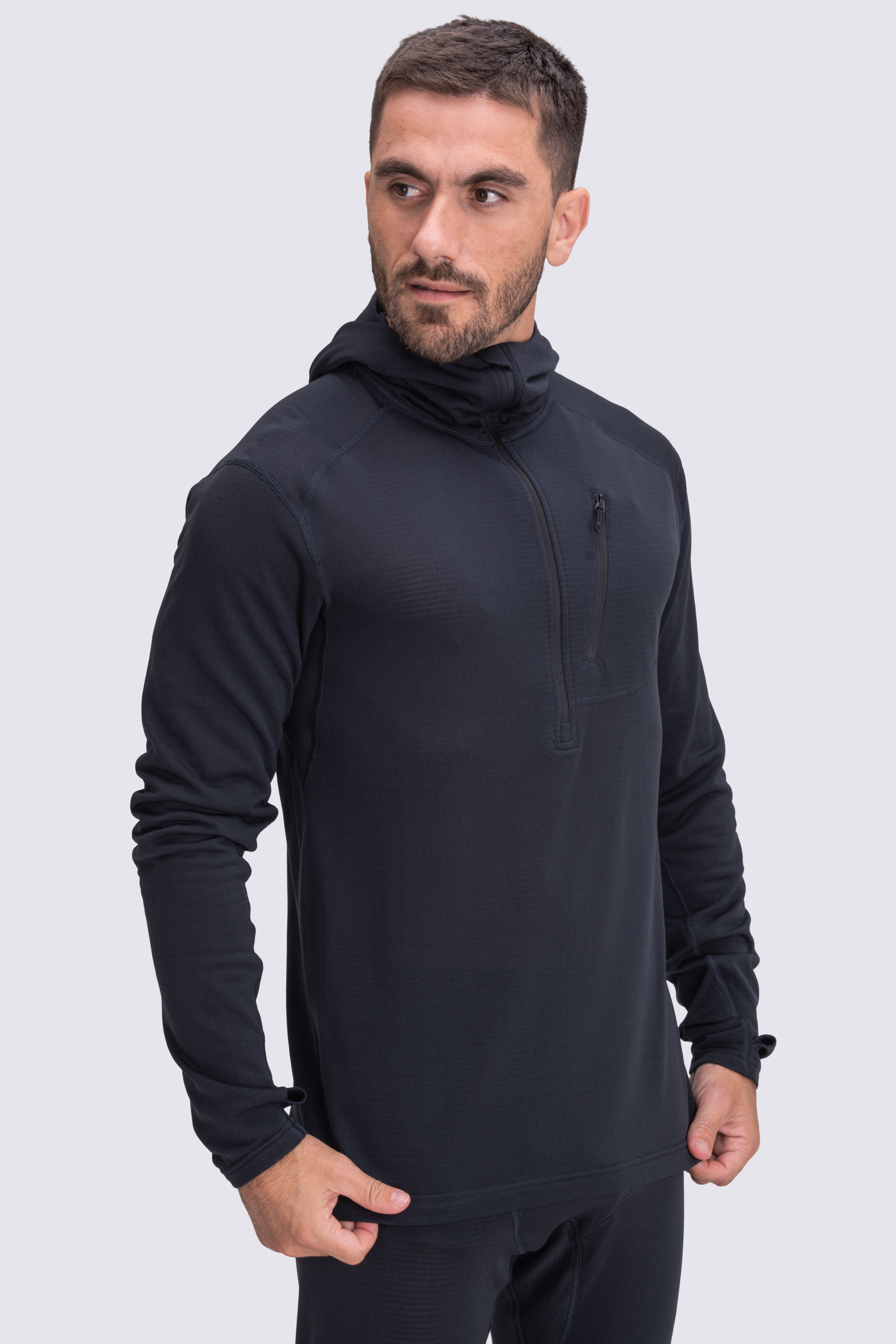 Macpac Men's Prothermal Hooded Fleece Top