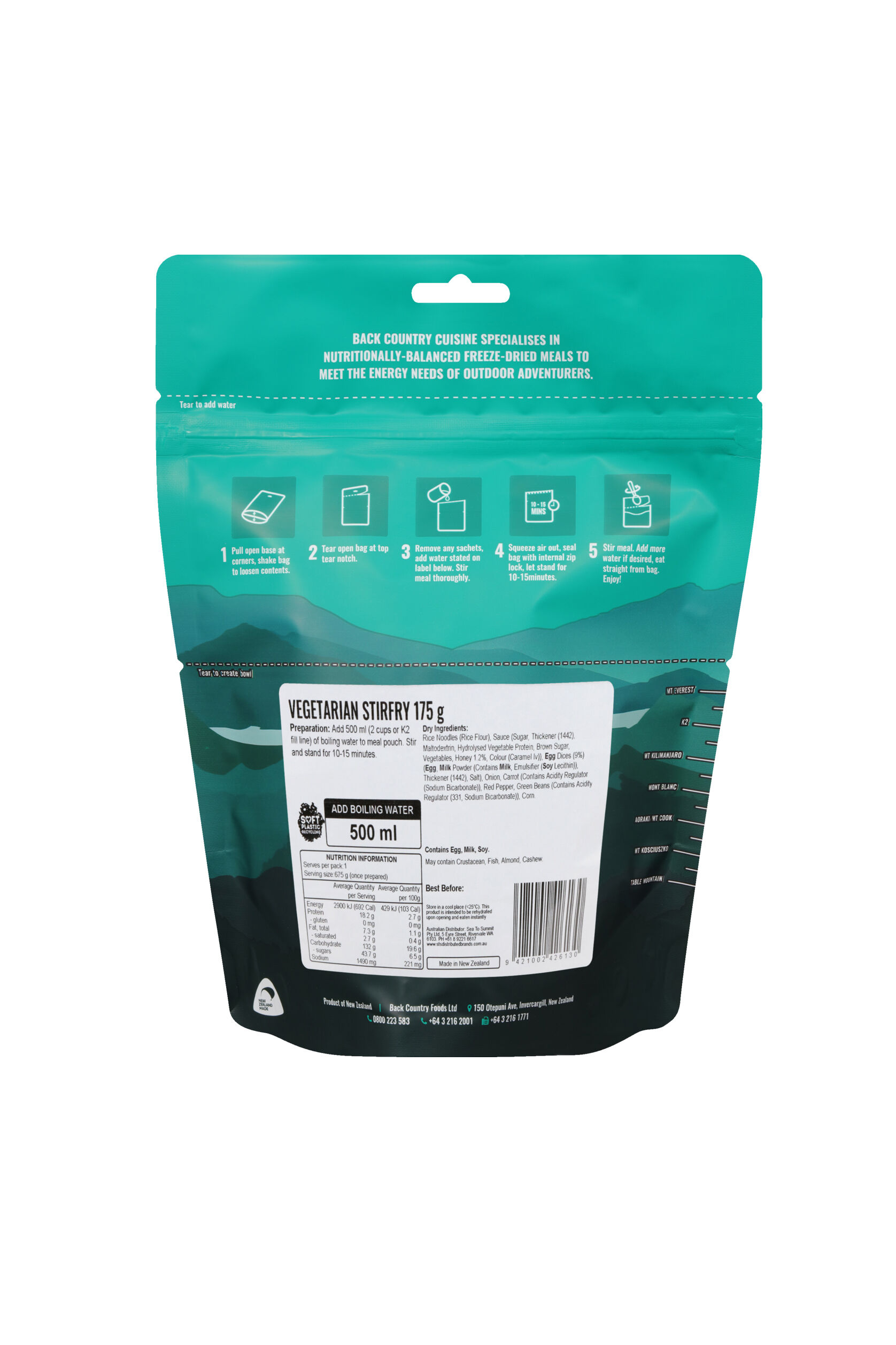 Back Country Cuisine Vegetarian Stirfry —175 g