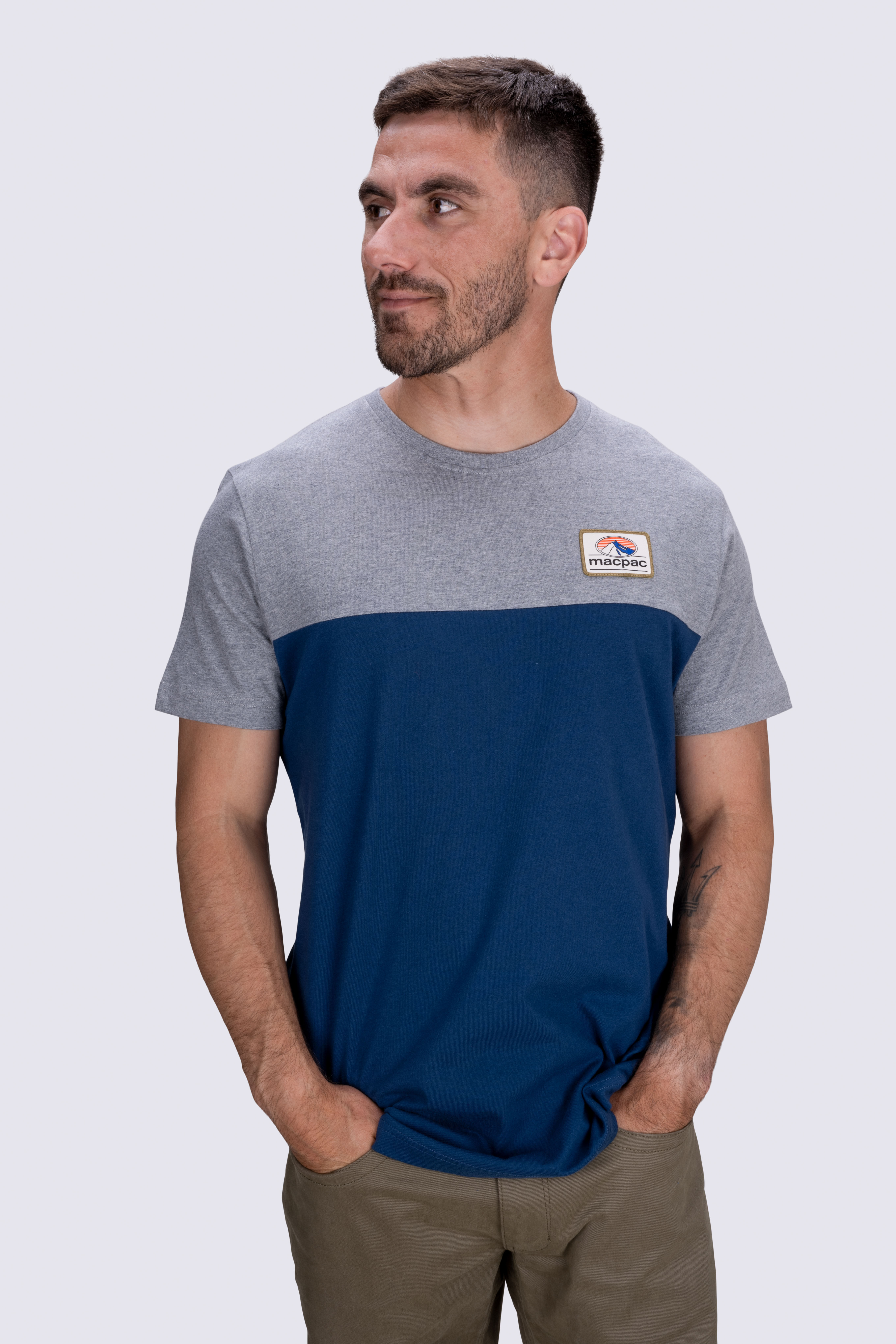 Macpac Patch Panel Fairtrade Organic Cotton Tee — Men's