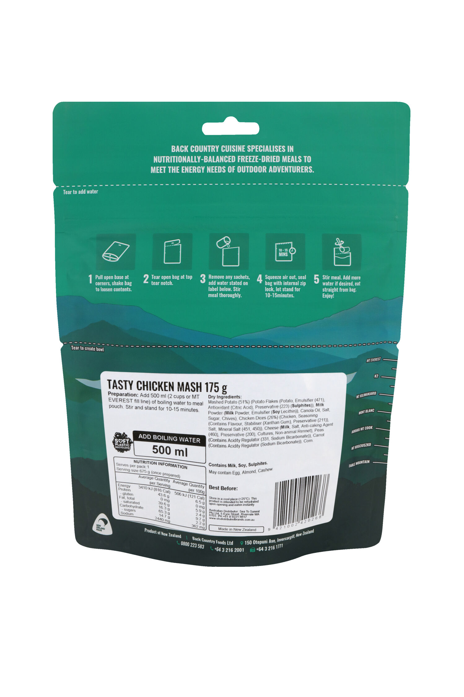 Back Country Cuisine Tasty Chicken Mash —175 g