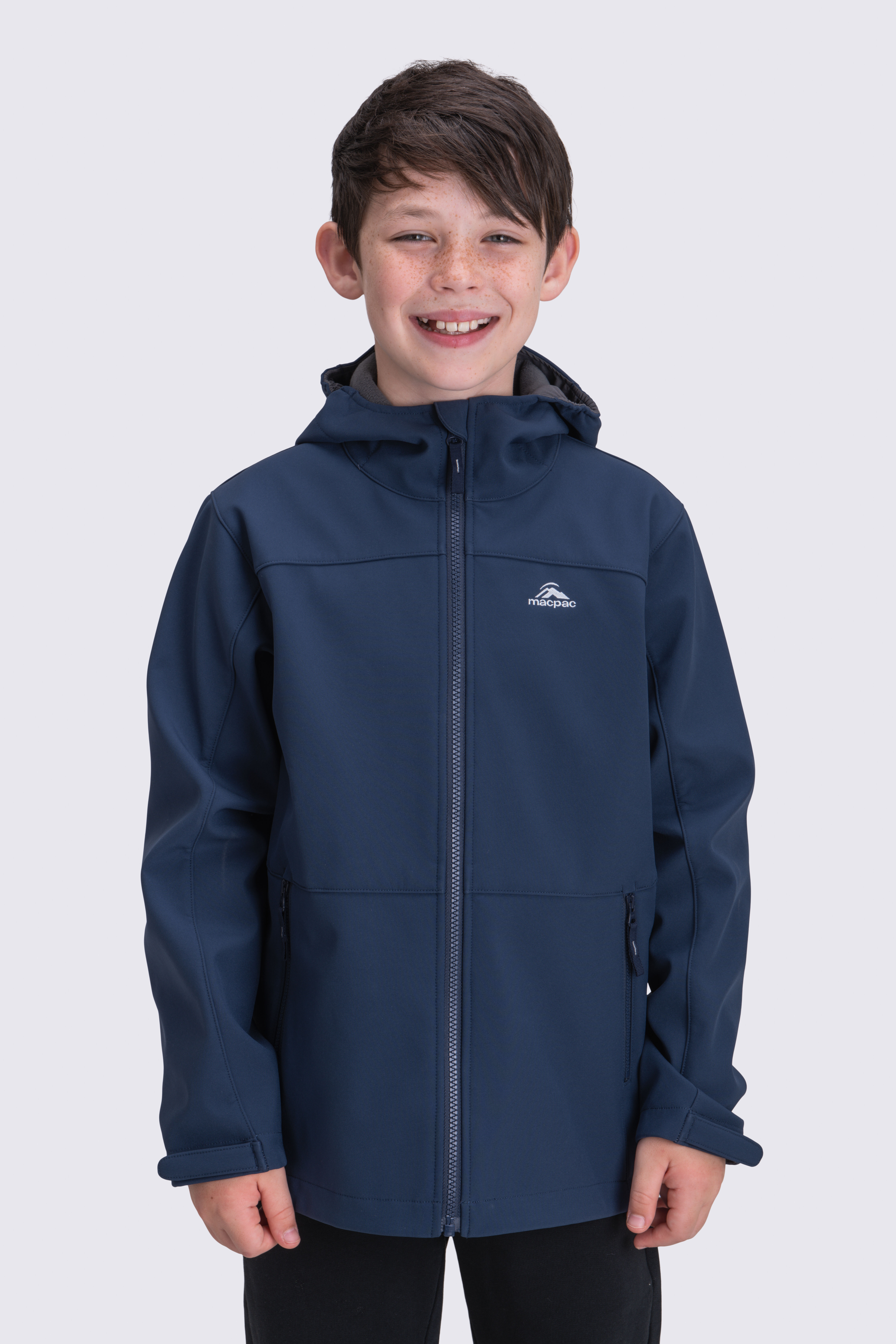 Macpac Kids' Sabre Hooded Softshell Jacket