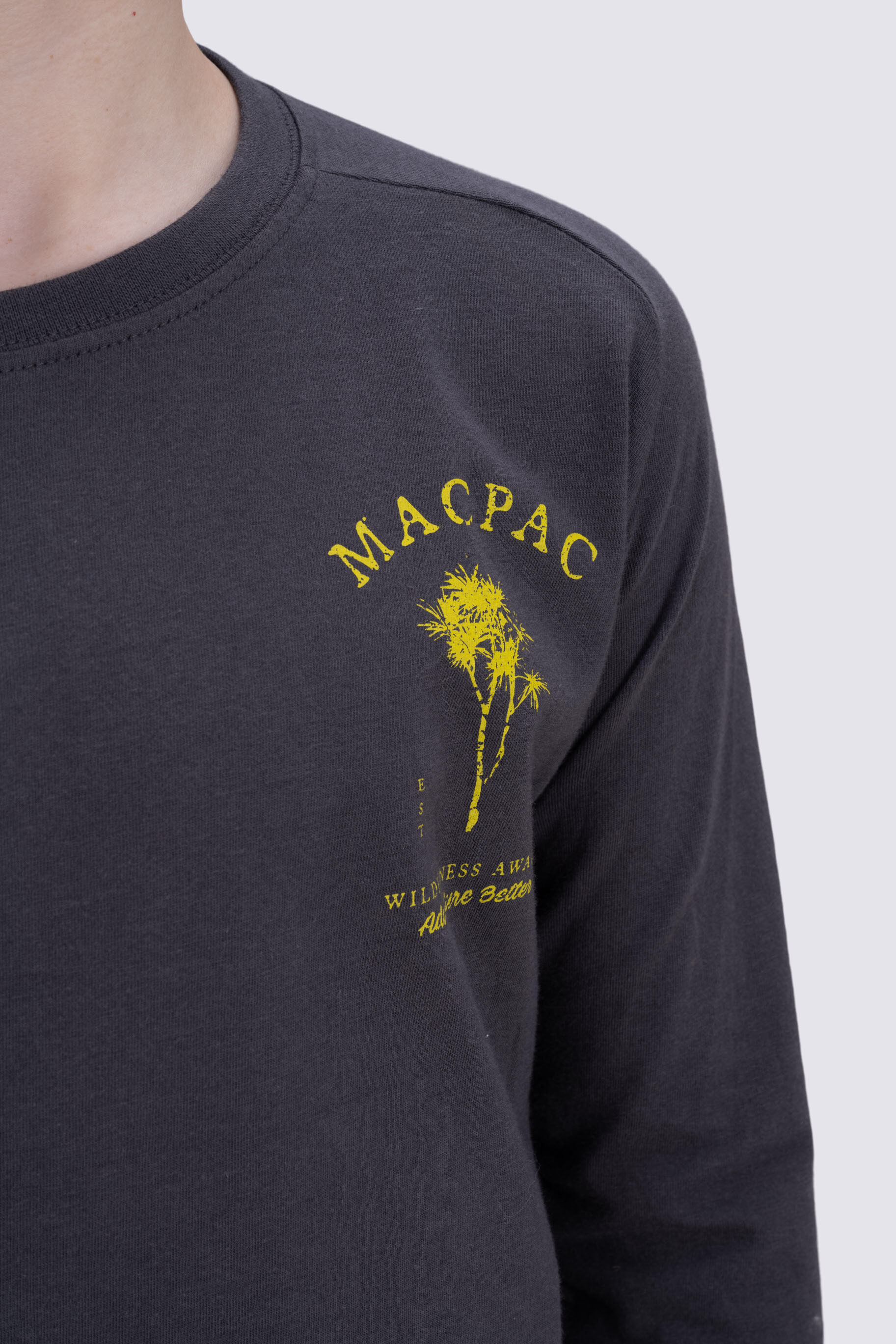 Macpac Kids' Trees Graphic Long Sleeve T-Shirt