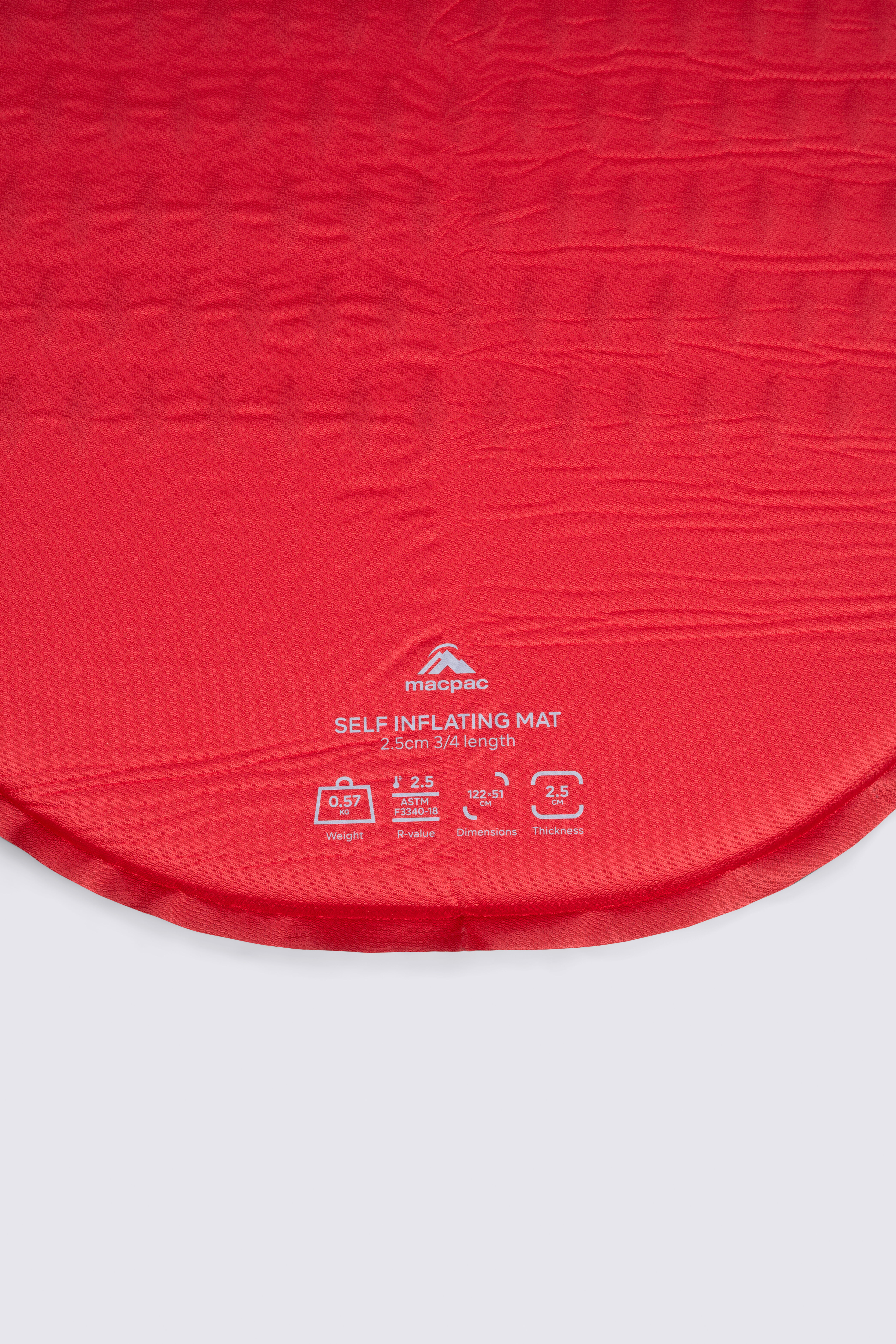 Macpac ¾ Sleeping Mat — 2.5cm