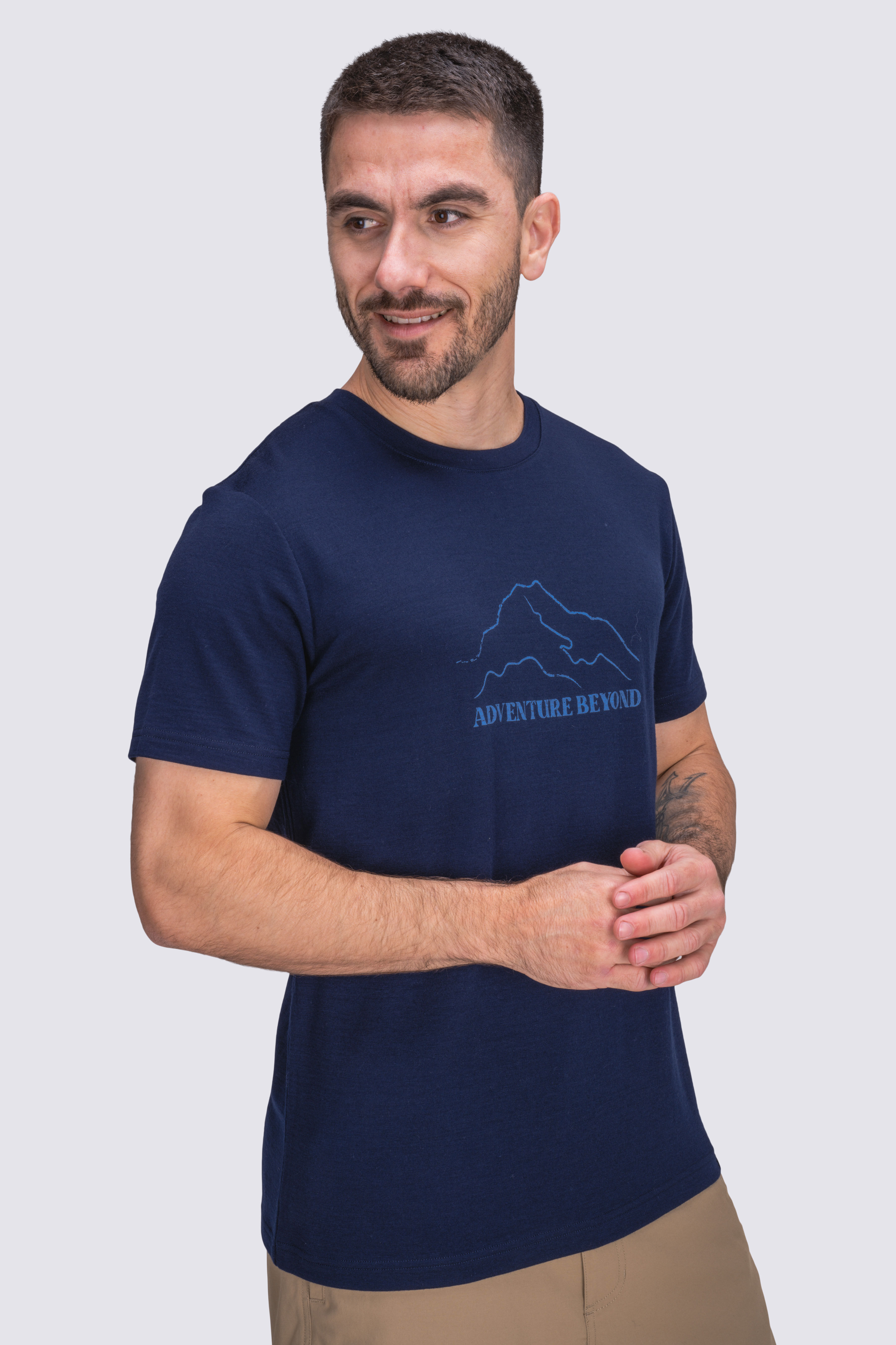 Macpac Men's Adventure Beyond 180 Merino T-Shirt