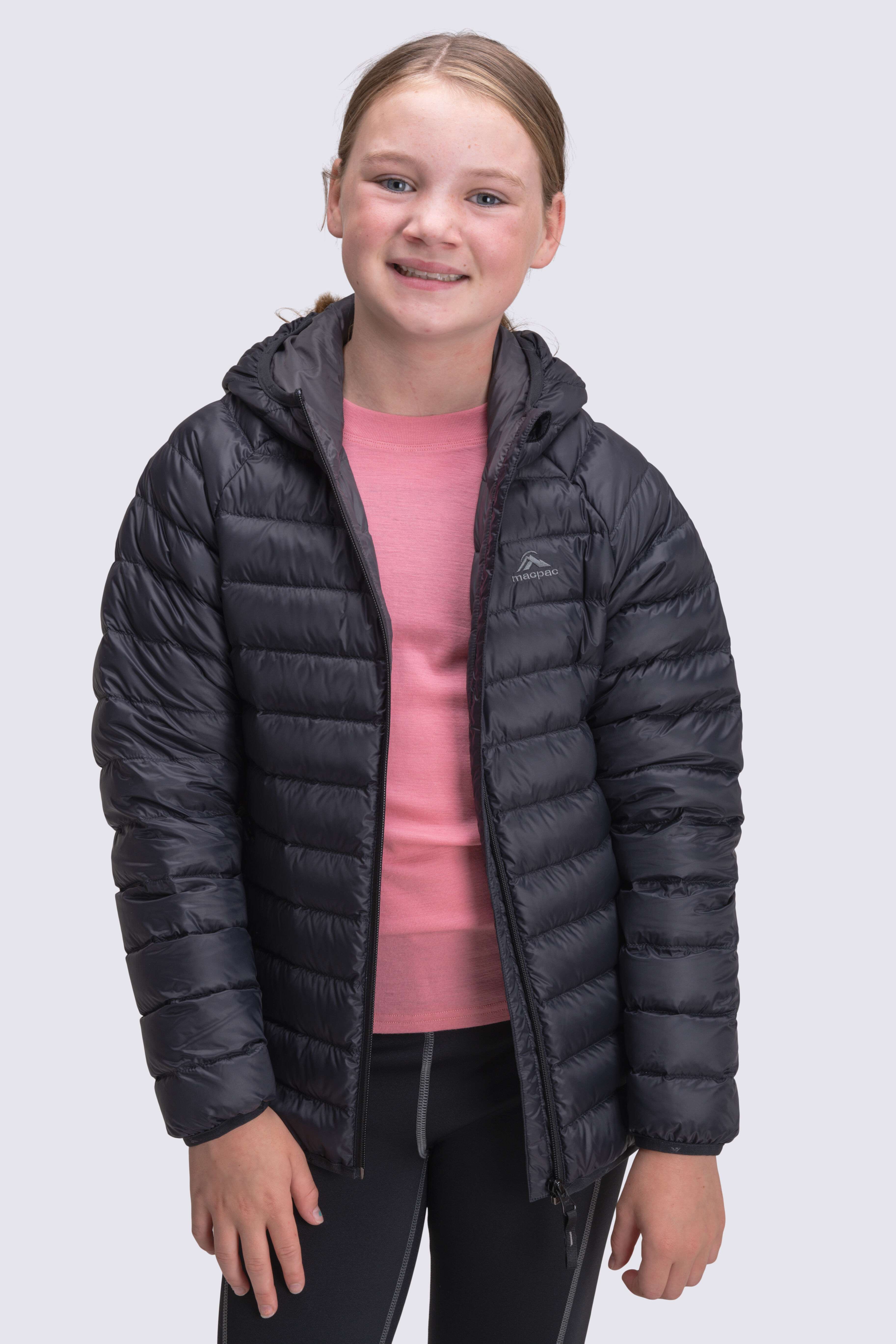 Macpac Kids' Uber Light Hooded Down Jacket