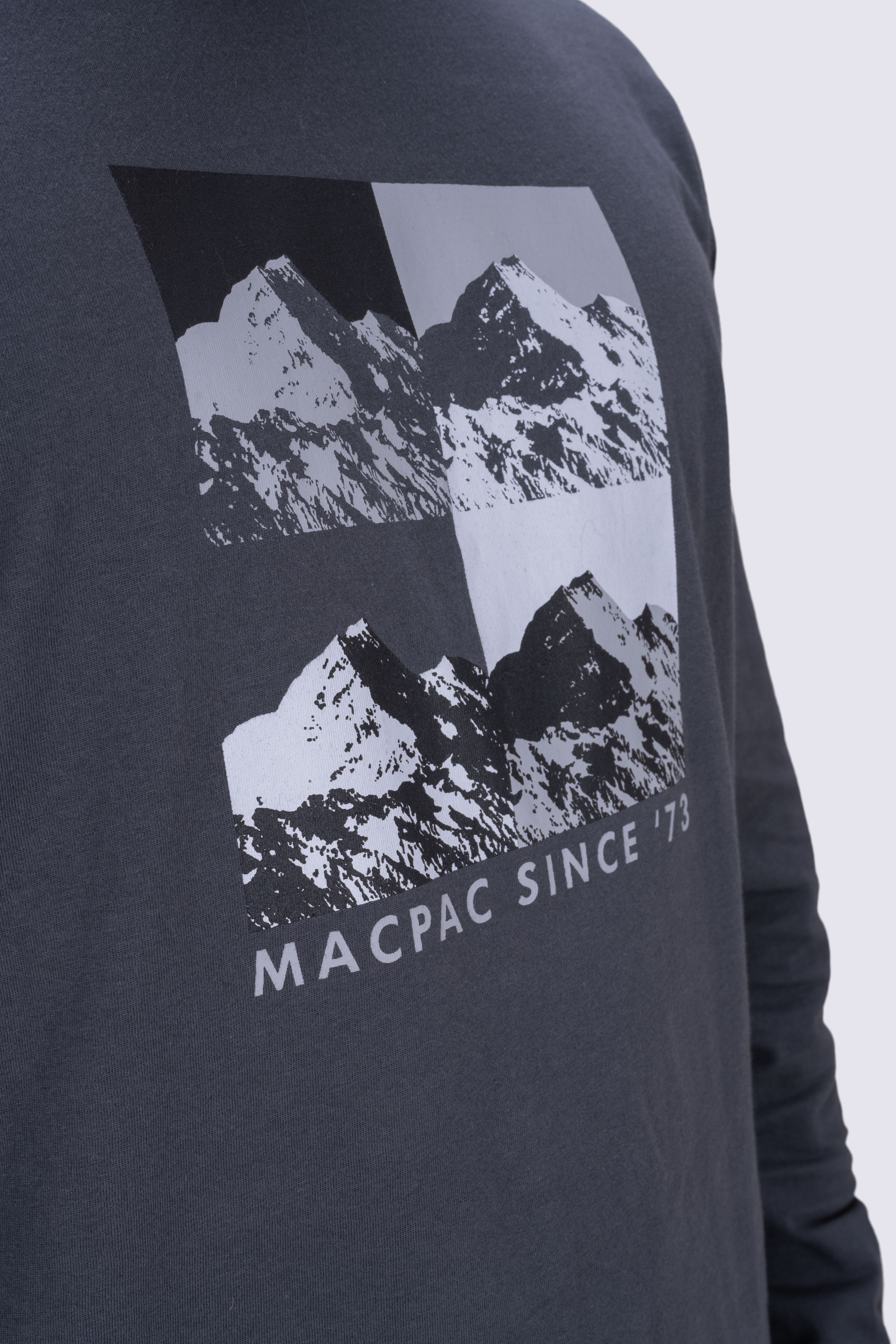 Macpac Men's Fairtrade Organic Cotton Long Sleeve T-Shirt