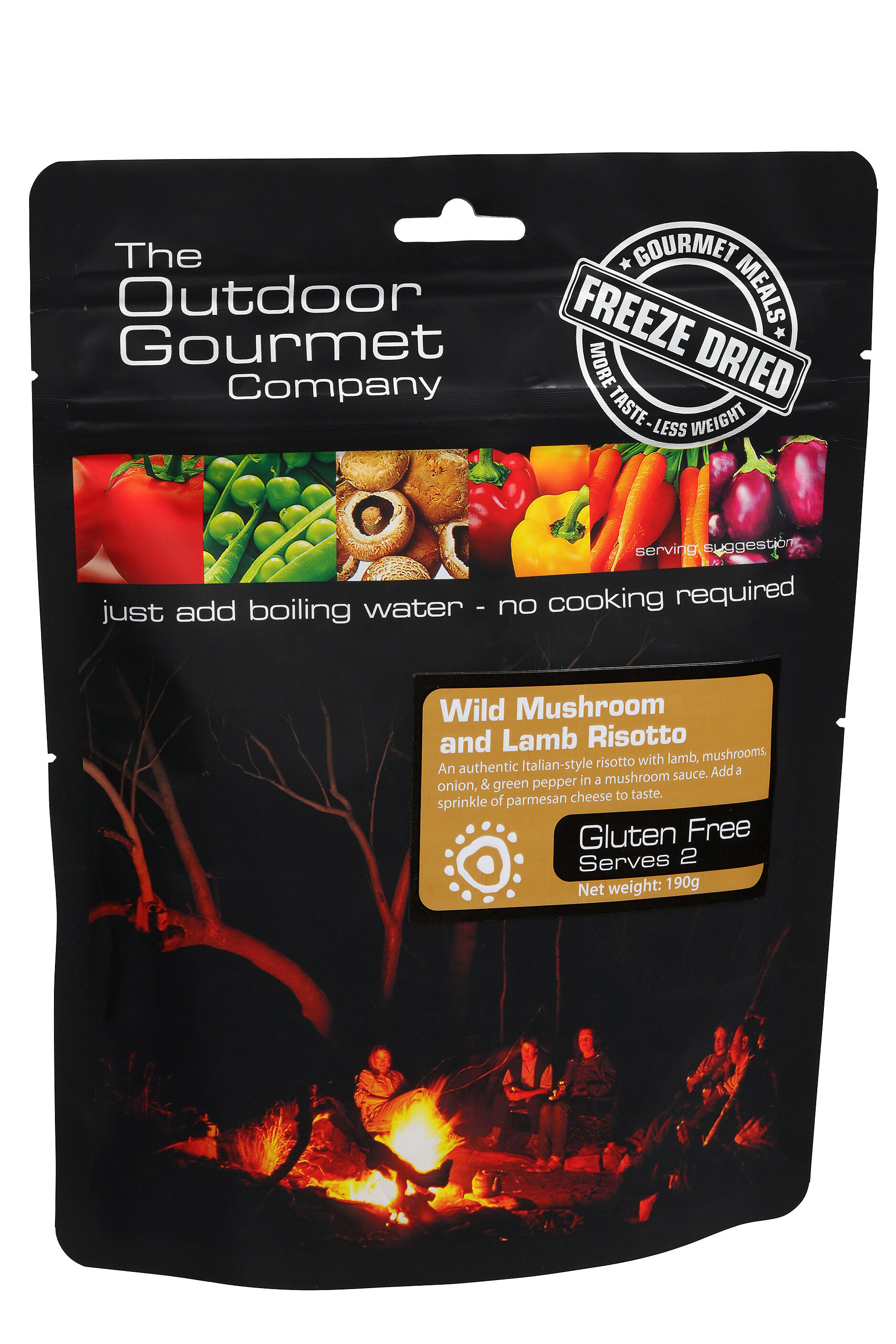 The Outdoor Gourmet Company Wild Mushroom and Lamb Risotto —190 g