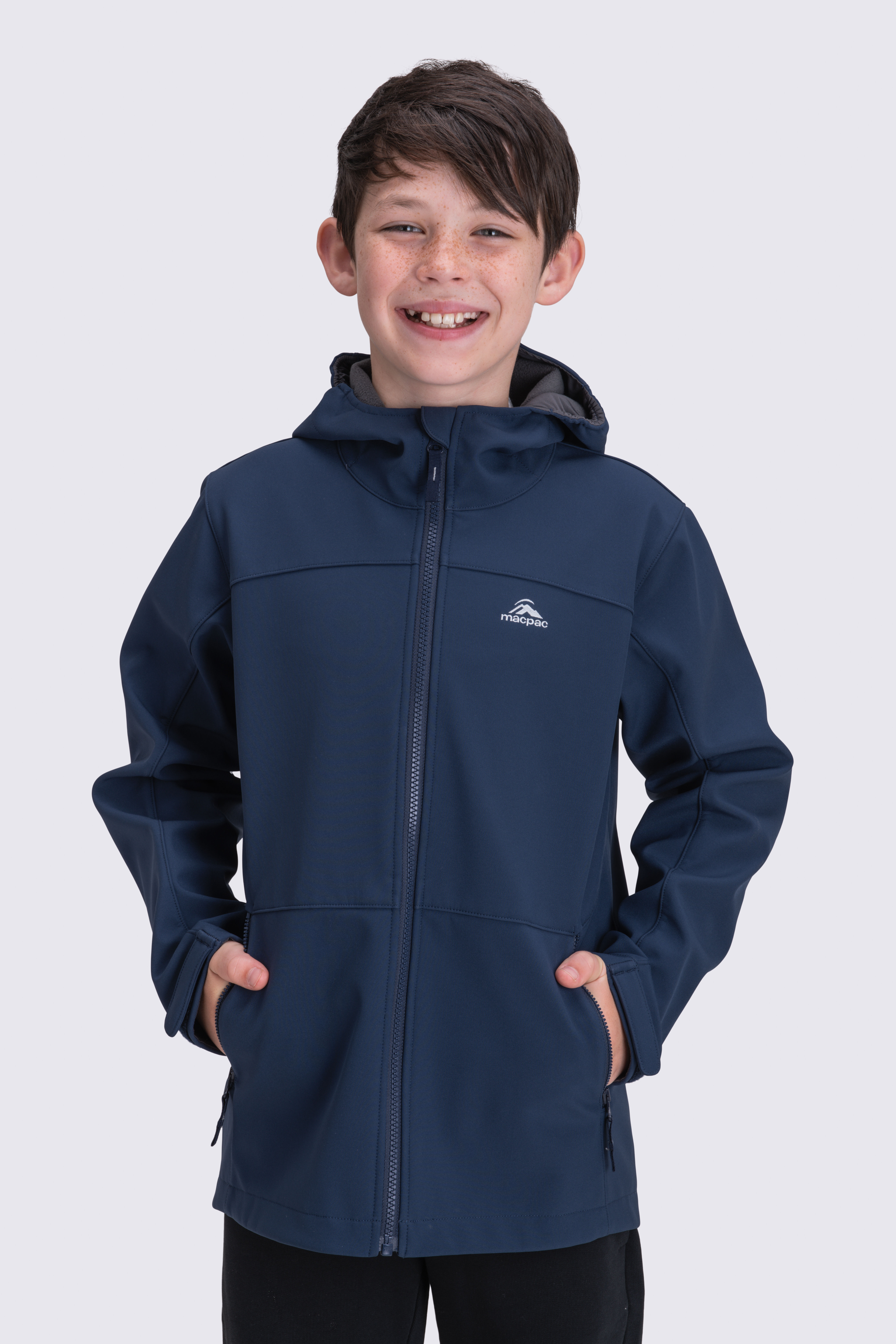 Macpac Kids' Sabre Hooded Softshell Jacket