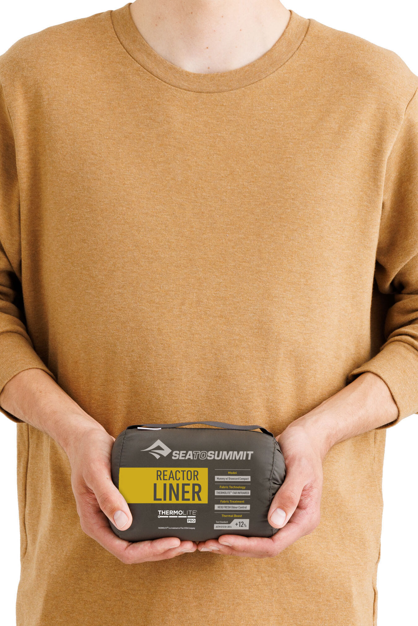 Sea to Summit Reactor Sleeping Bag Liner - Mummy w/ Drawcord — S