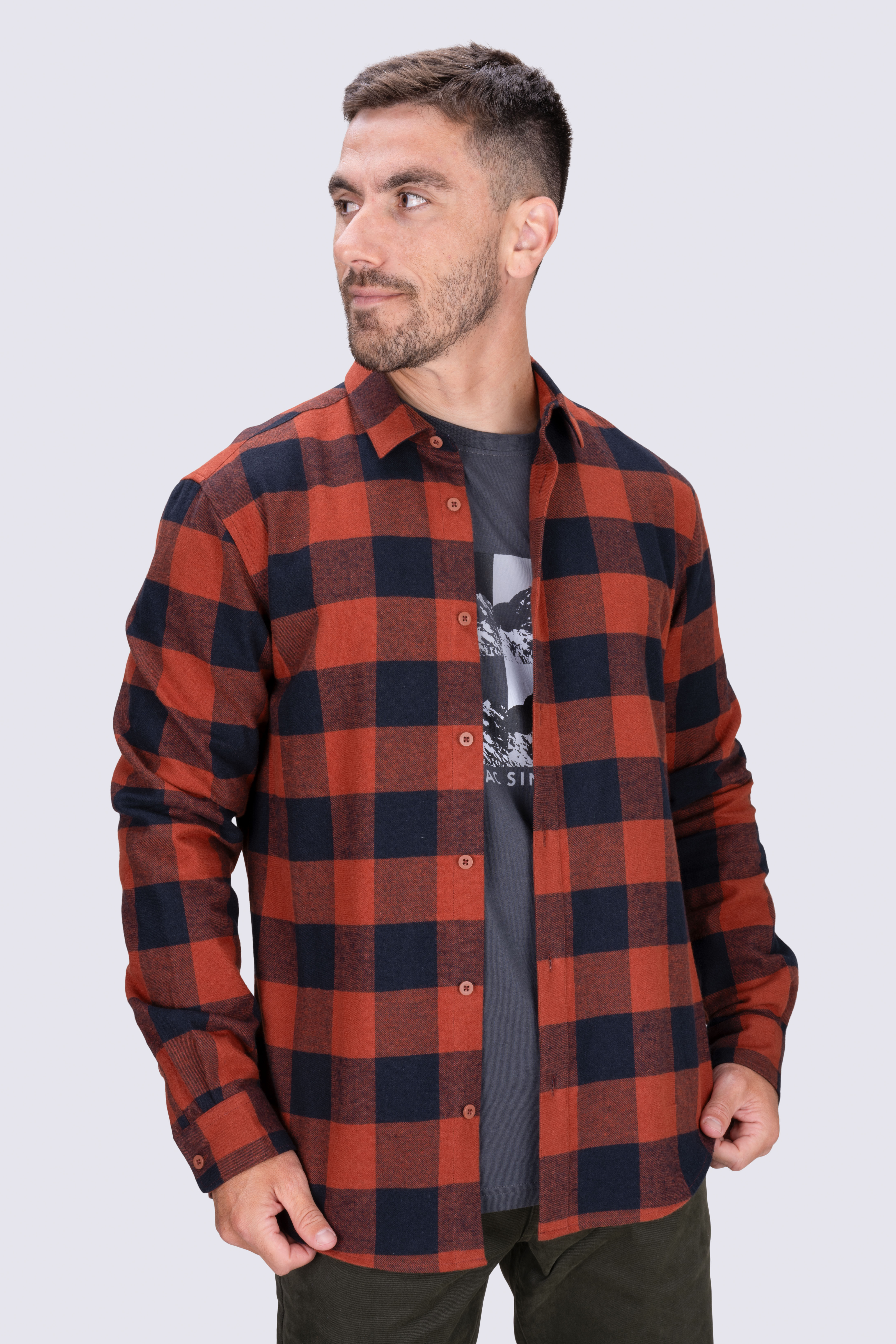 Macpac Men's Sutherland Slim Flannel Shirt