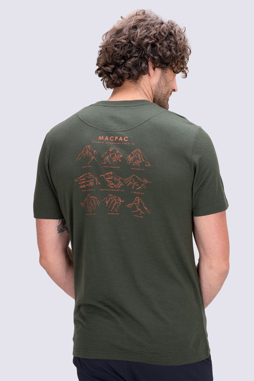 Macpac Men's 3000's 180 Merino T-Shirt