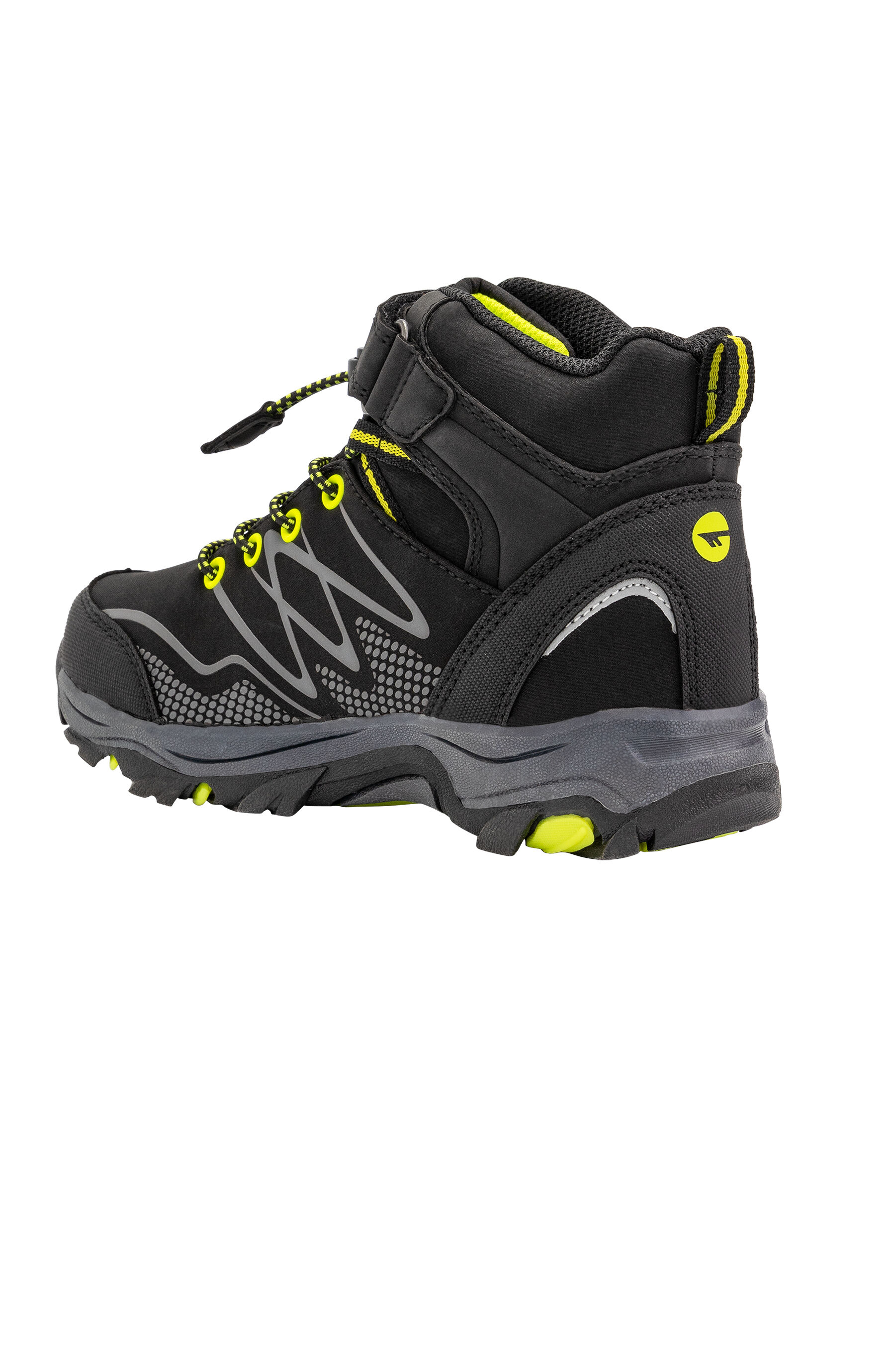 Hi Tec Kids' Blackout WP Mid Hiking Boots