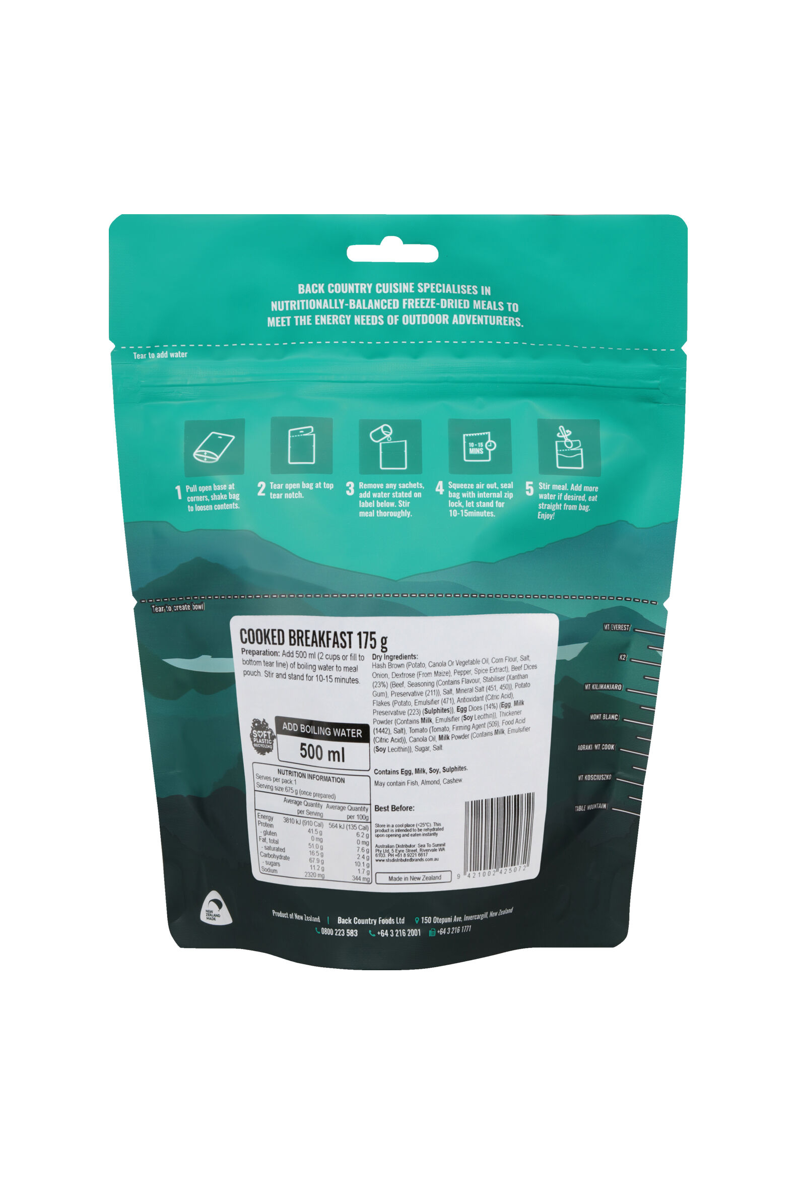 Back Country Cuisine Cooked Breakfast —175 g