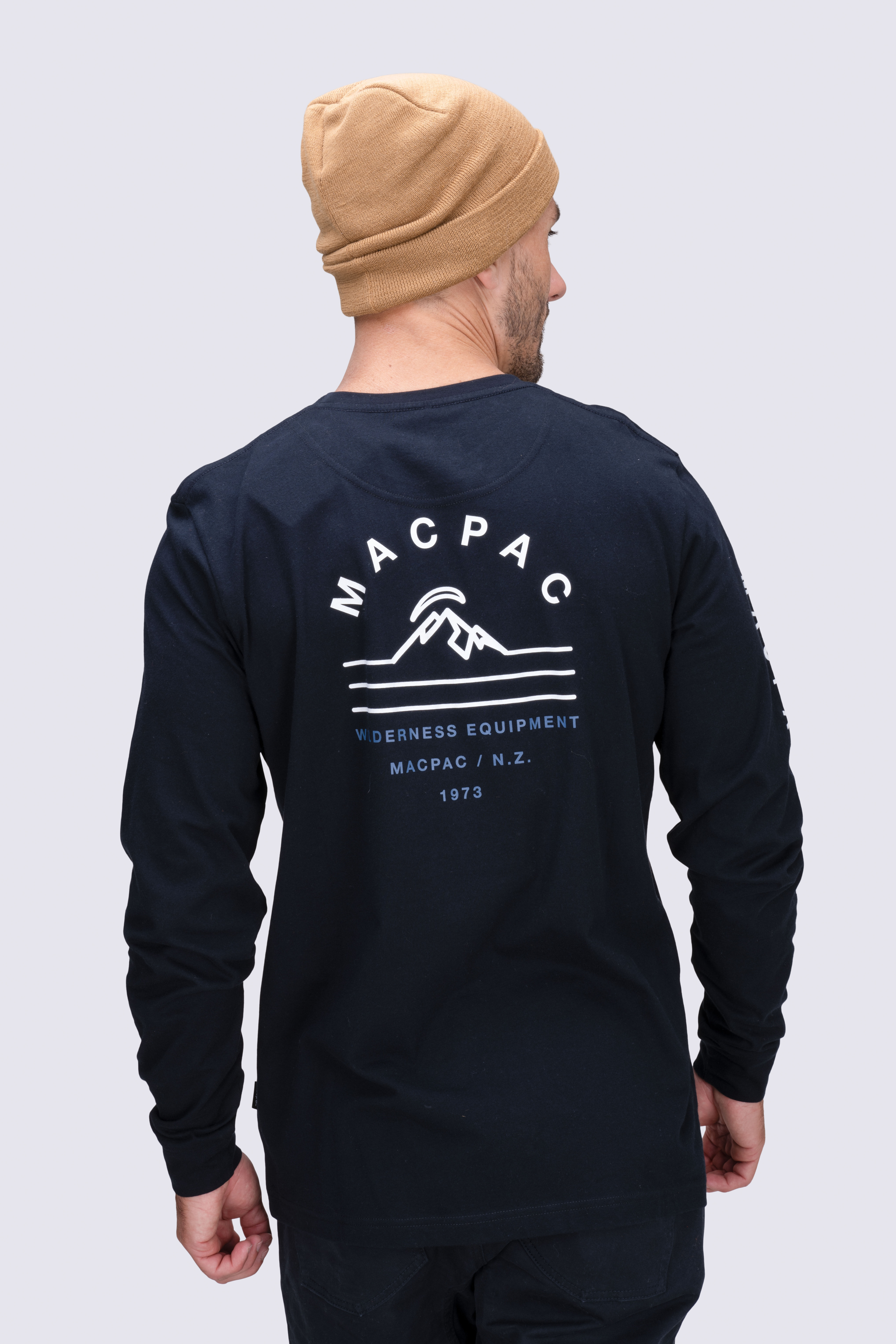 Macpac Men's Alps Fairtrade Organic Cotton Long Sleeve T—Shirt