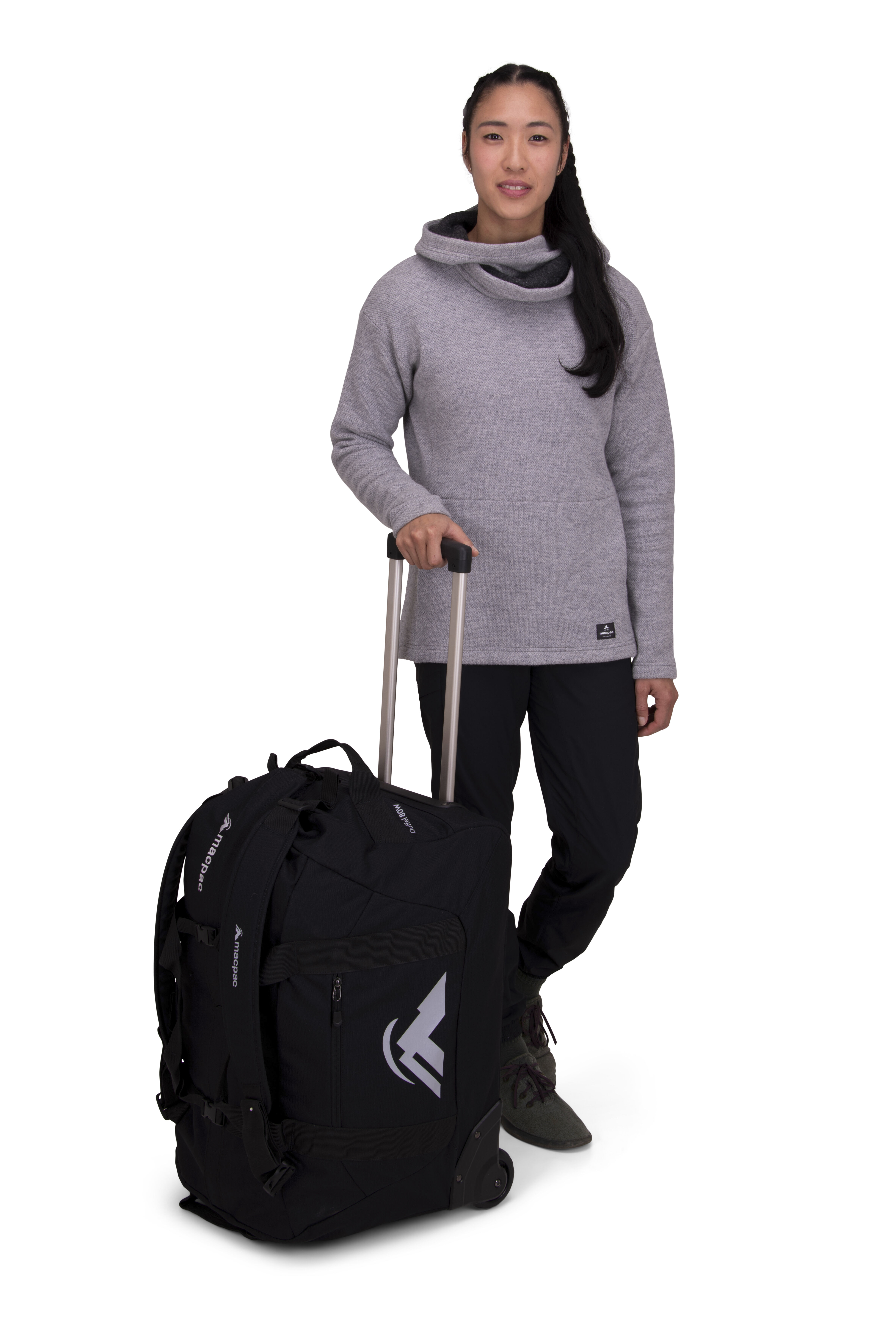 Macpac 80L Wheeled Duffel Bag