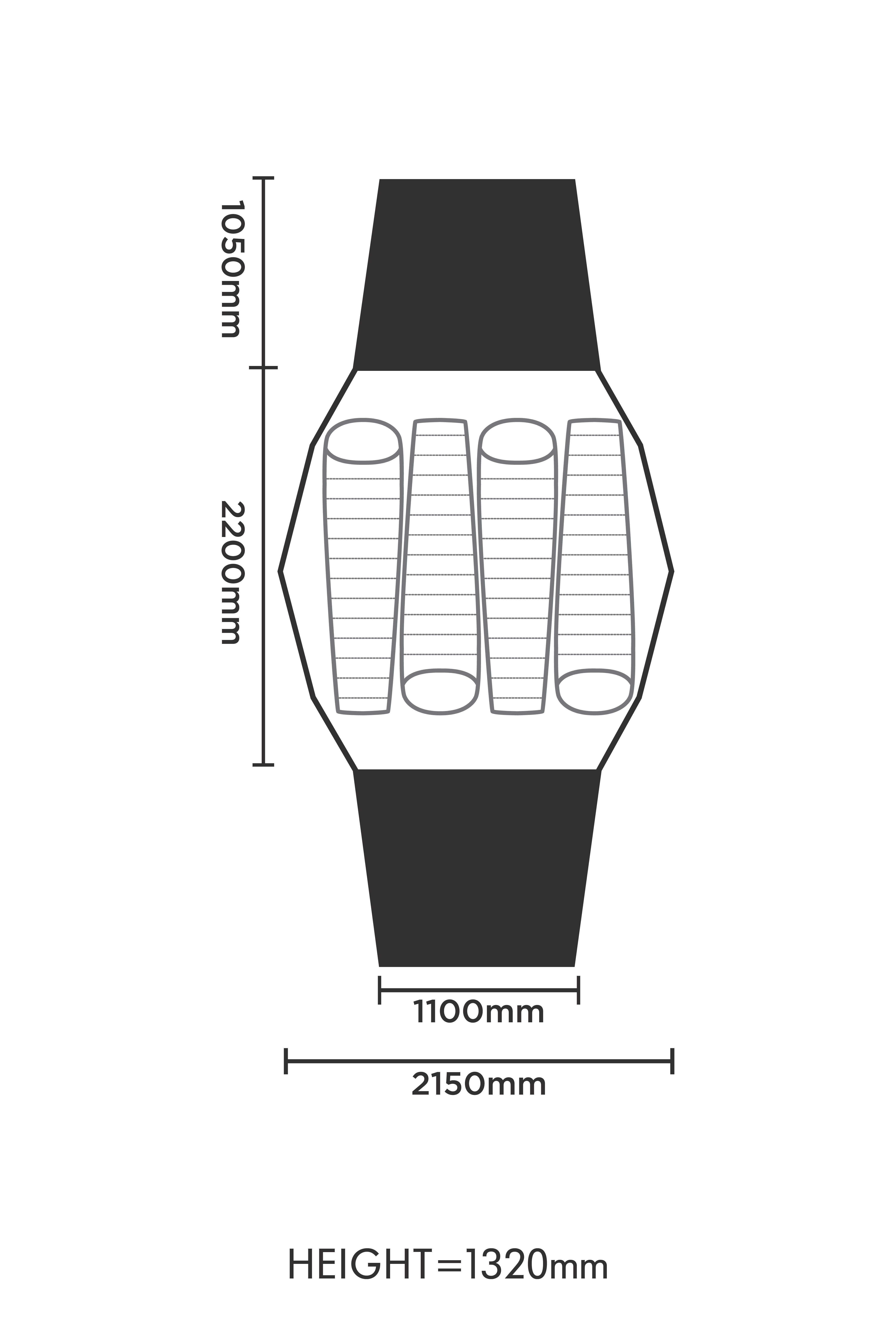 Macpac Hemisphere 4 Person Tent