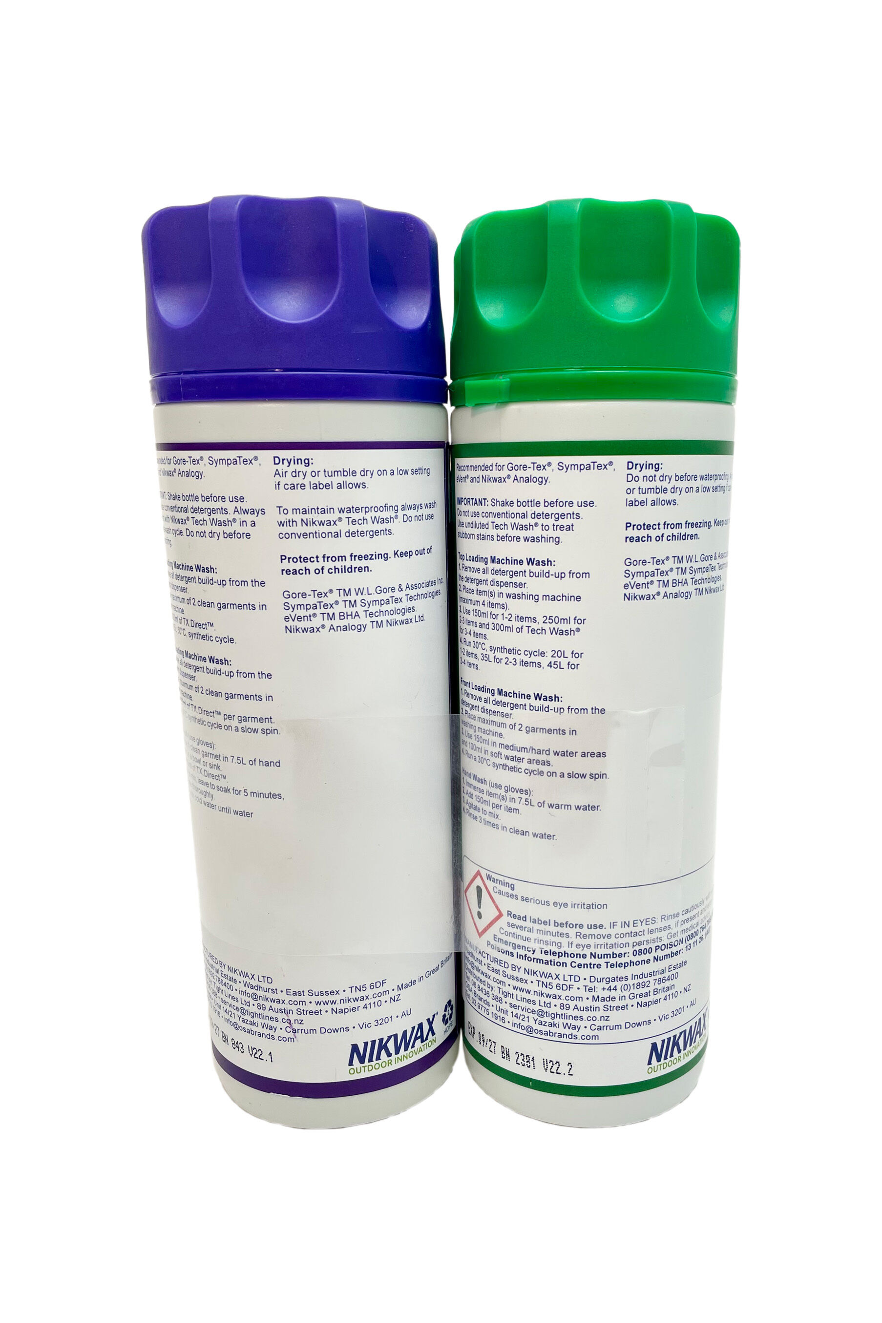 Nikwax Tech Wash® + Nikwax TX Direct® Wash-In (300ml) Twin Pack