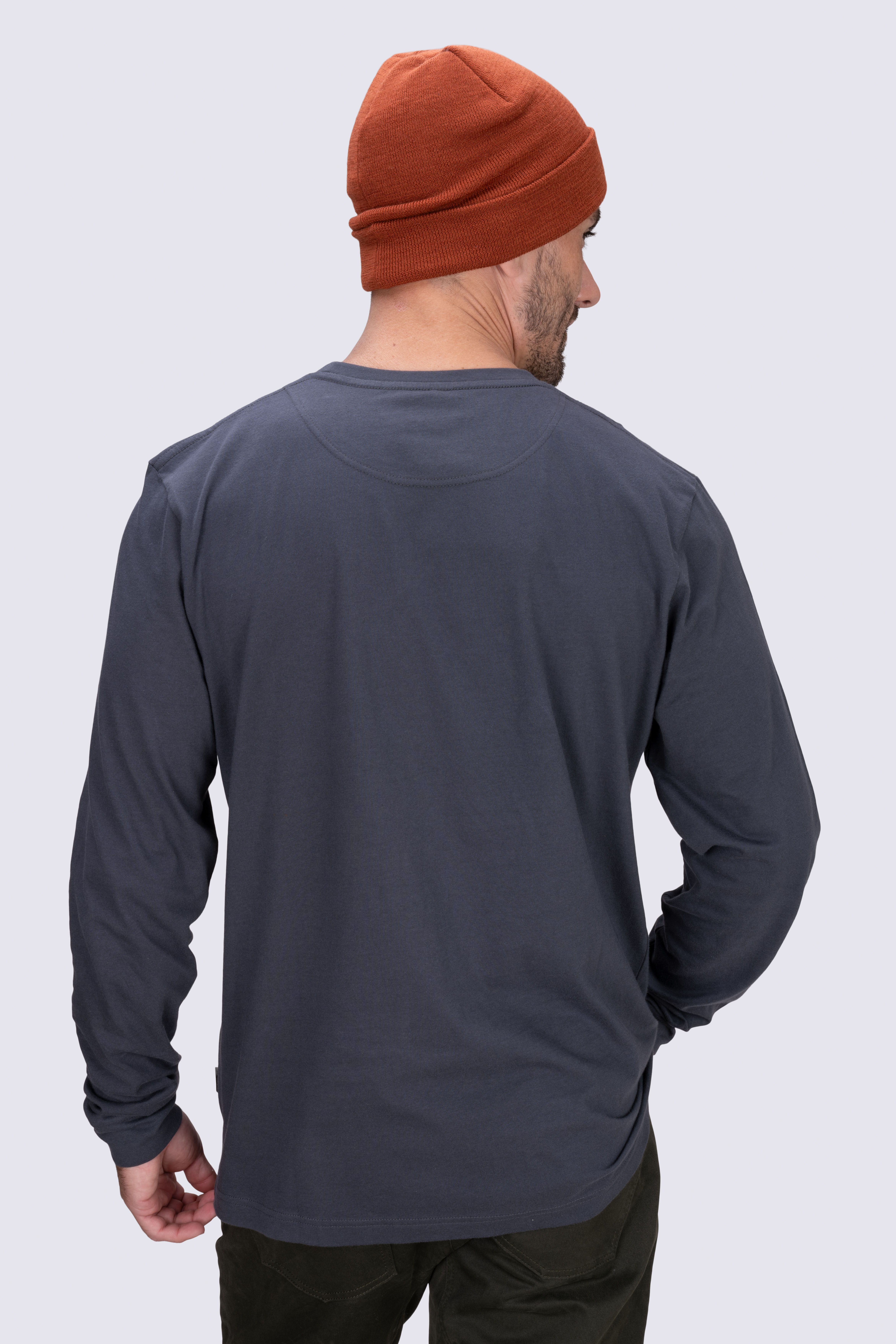 Macpac Men's Fairtrade Organic Cotton Long Sleeve T-Shirt