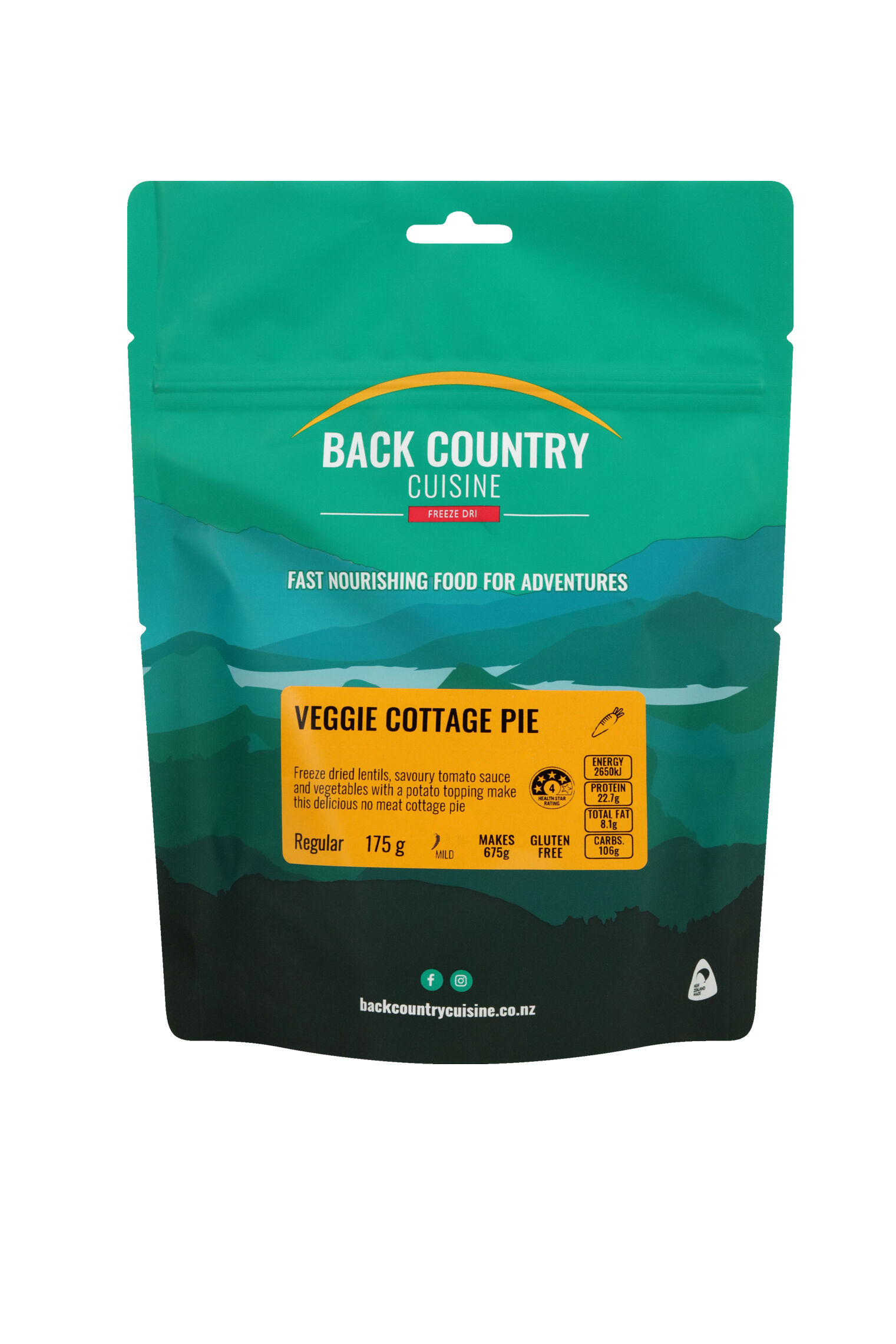 Back Country Cuisine Veggie Cottage Pie —175 g