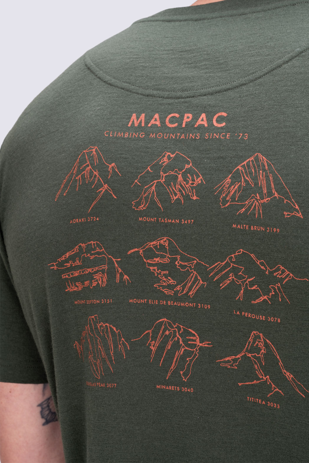 Macpac Men's 3000's 180 Merino T-Shirt