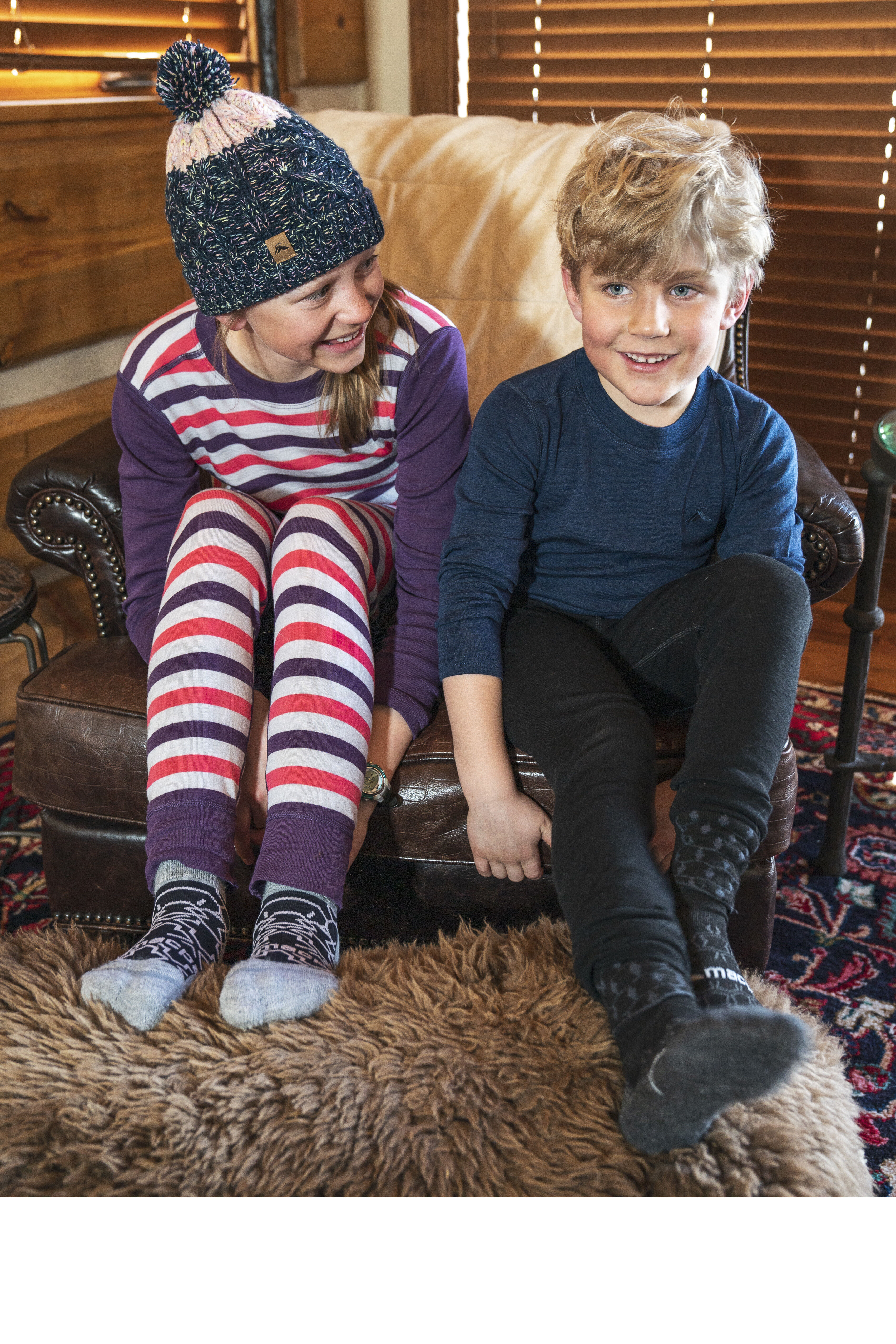 Macpac Kids' 220 Merino Long Sleeve Top