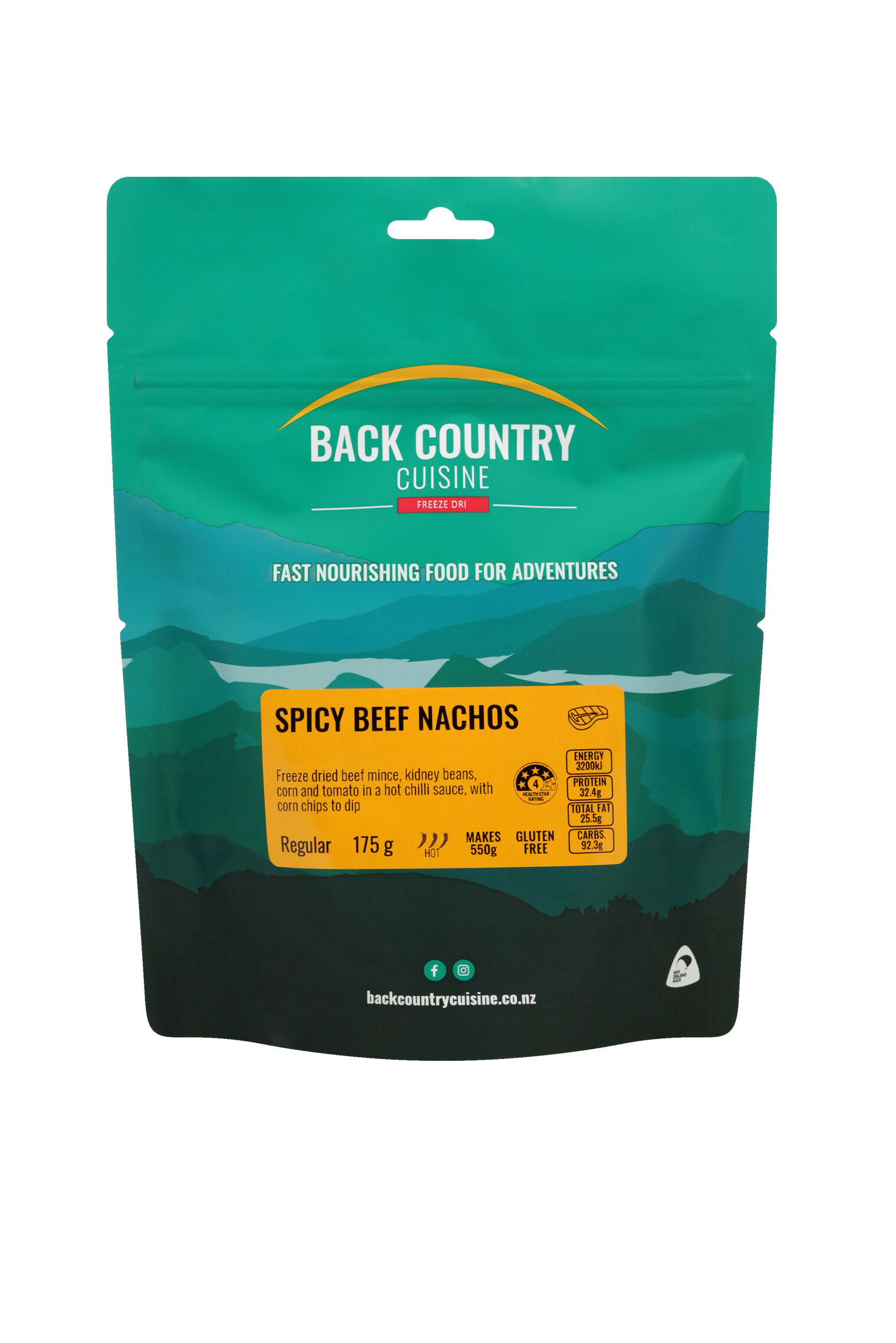 Back Country Cuisine Spicy Beef Nachos —175 g