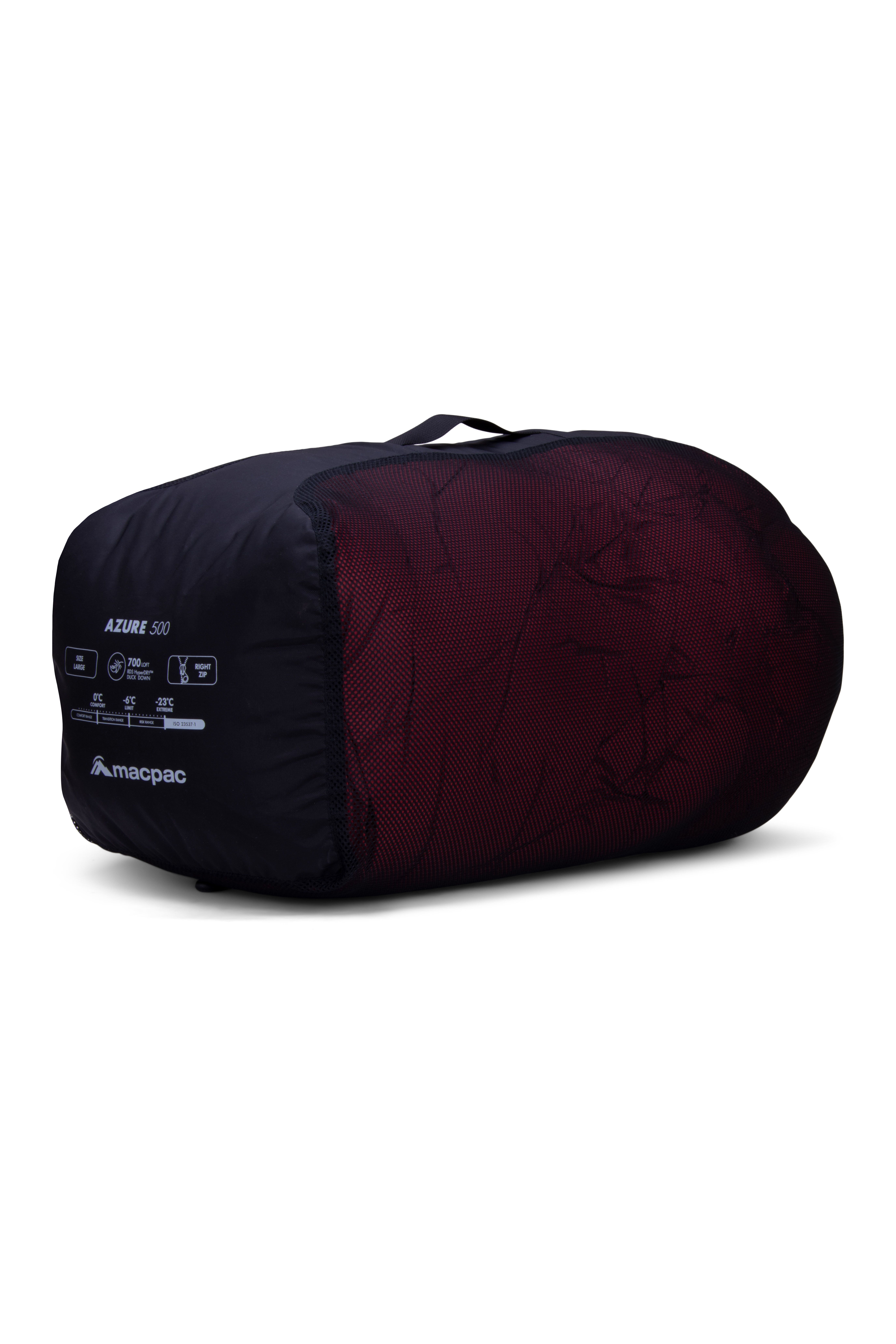 Macpac Large Azure 500 Down Sleeping Bag (-6°C)