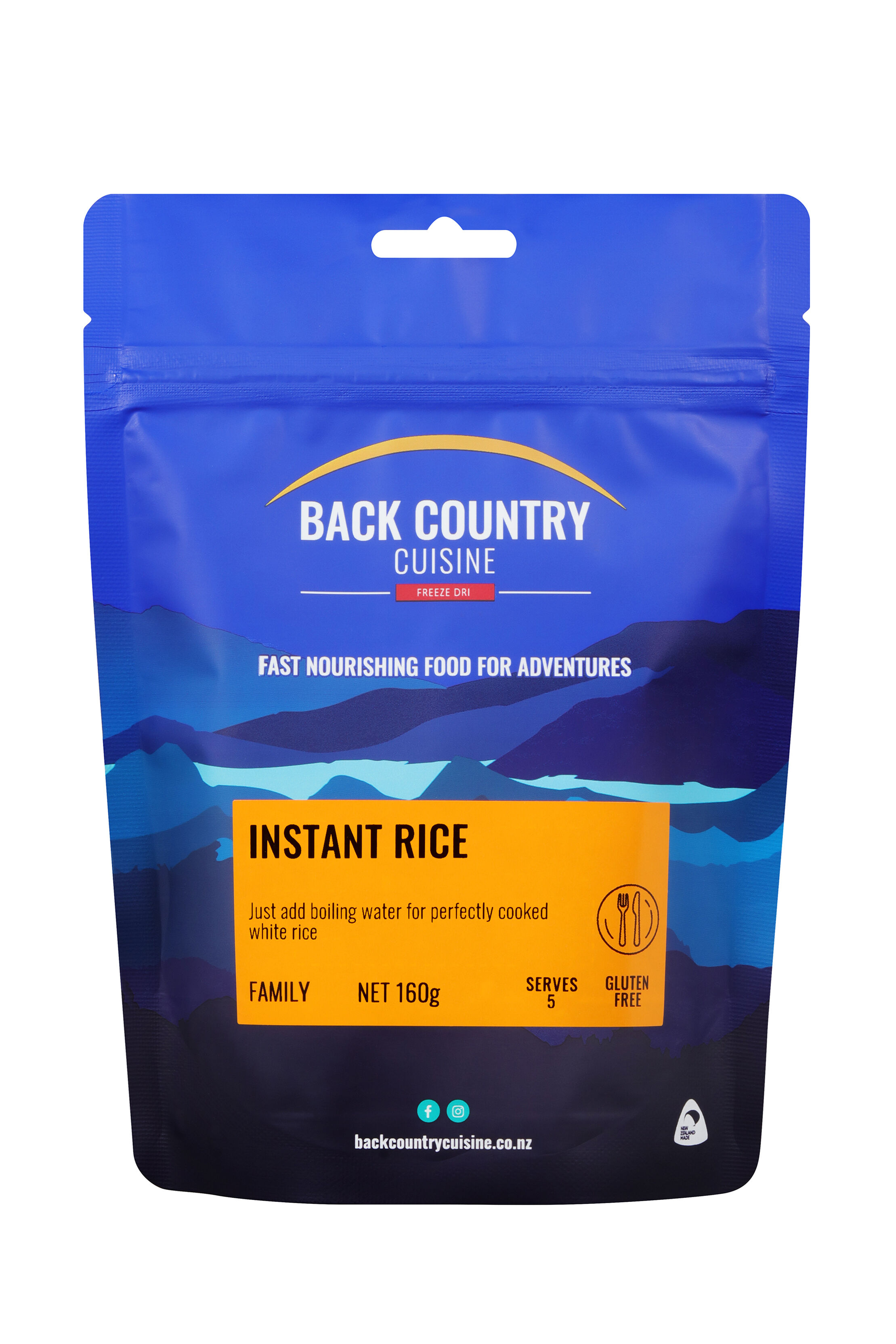 Back Country Cuisine Instant Rice —160 g
