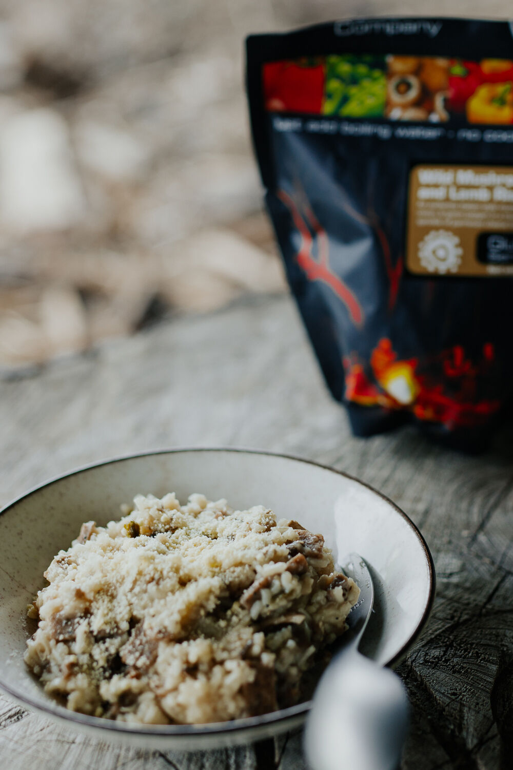 The Outdoor Gourmet Company Wild Mushroom and Lamb Risotto —190 g