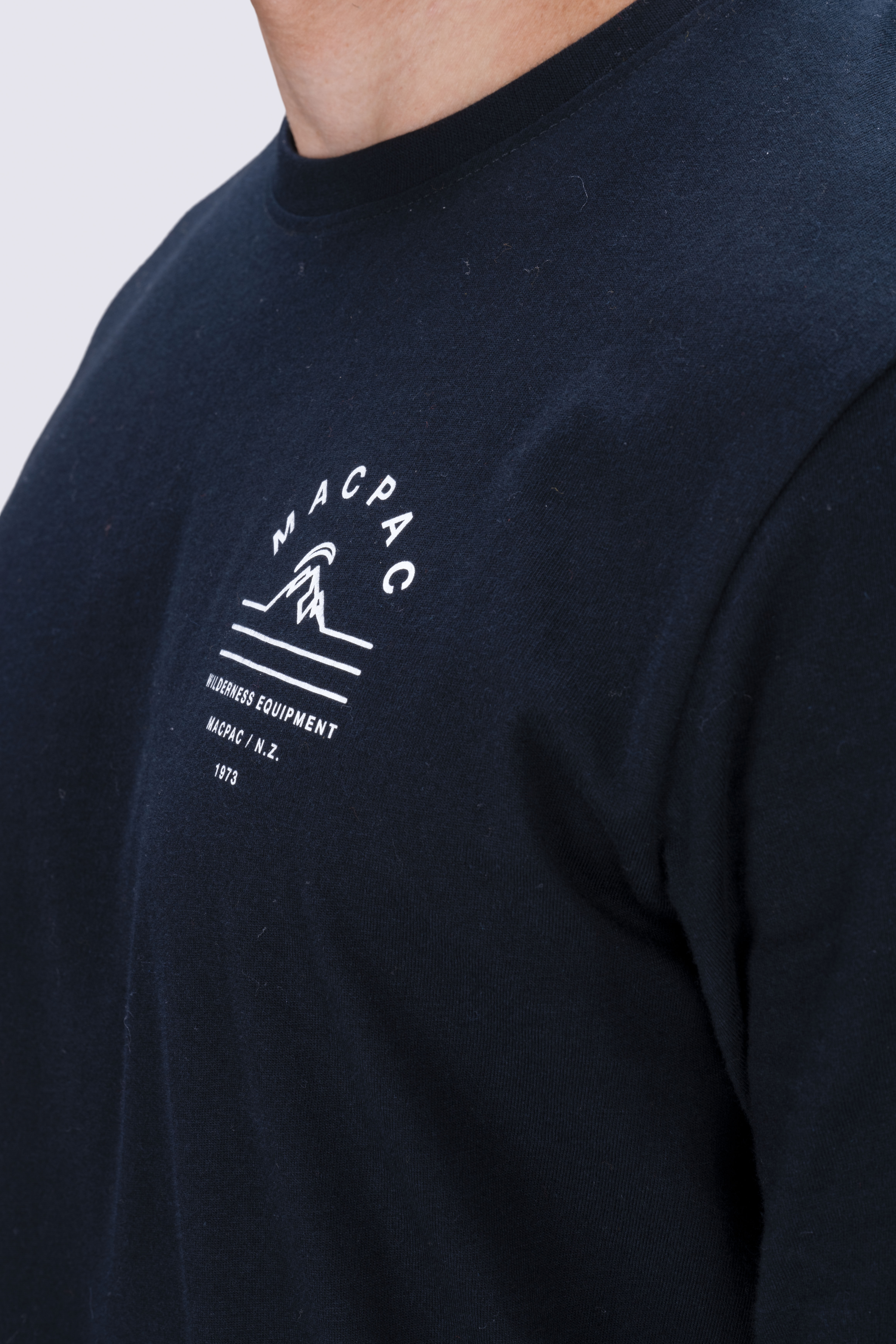 Macpac Men's Alps Fairtrade Organic Cotton Long Sleeve T—Shirt