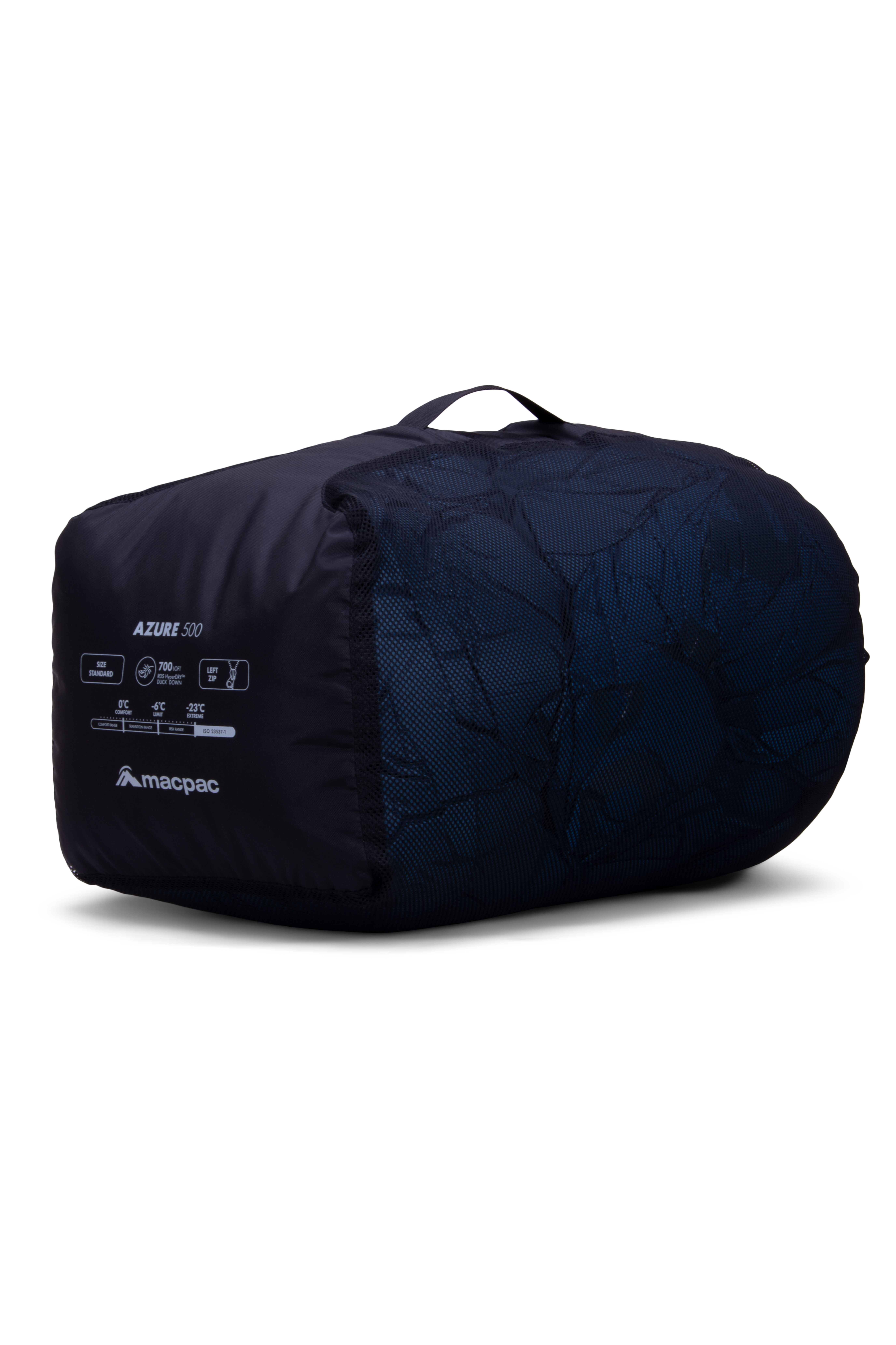 Macpac Standard Azure 500 Down Sleeping Bag (-6°C)