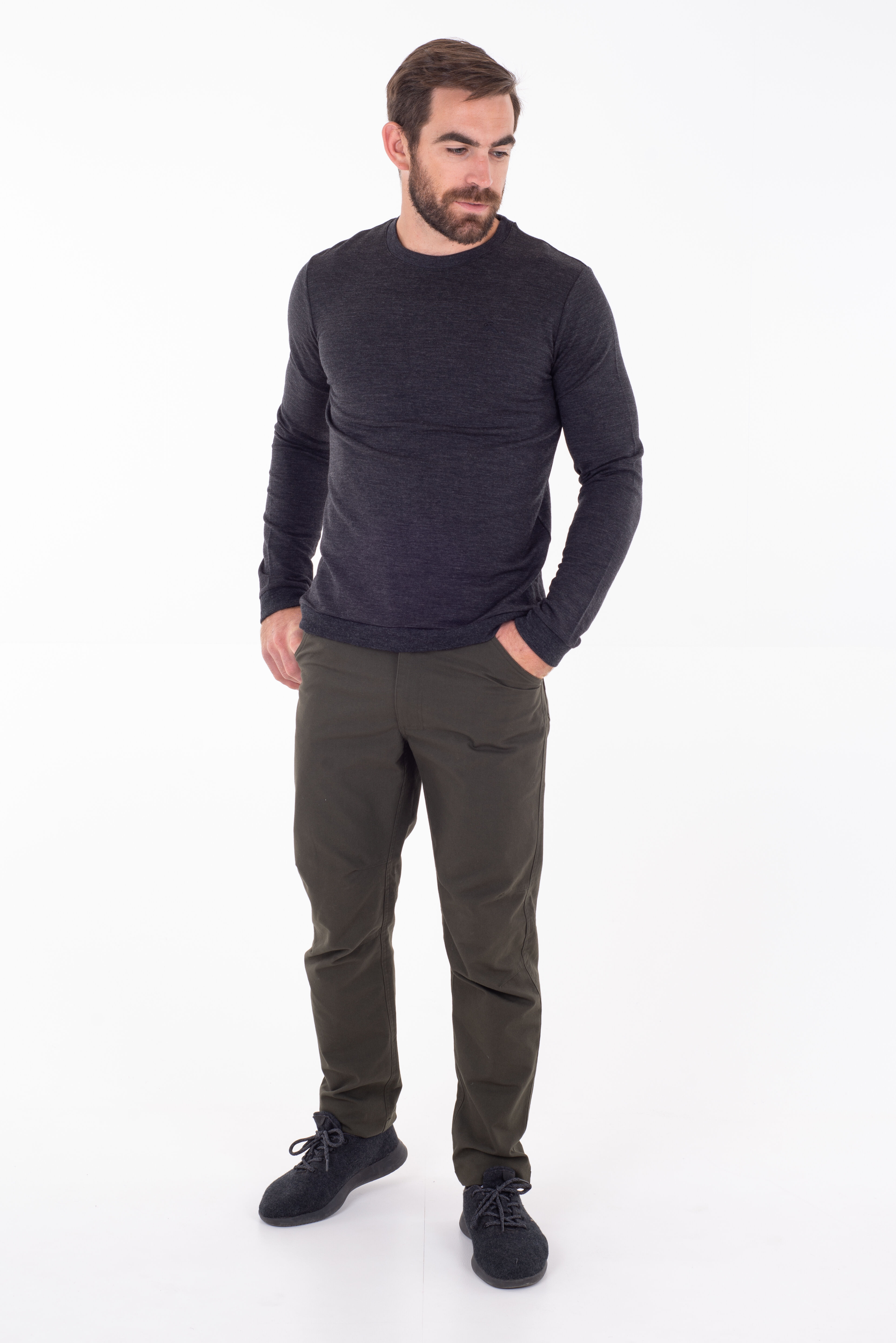 Macpac Men's 280 Merino Long Sleeve Crew