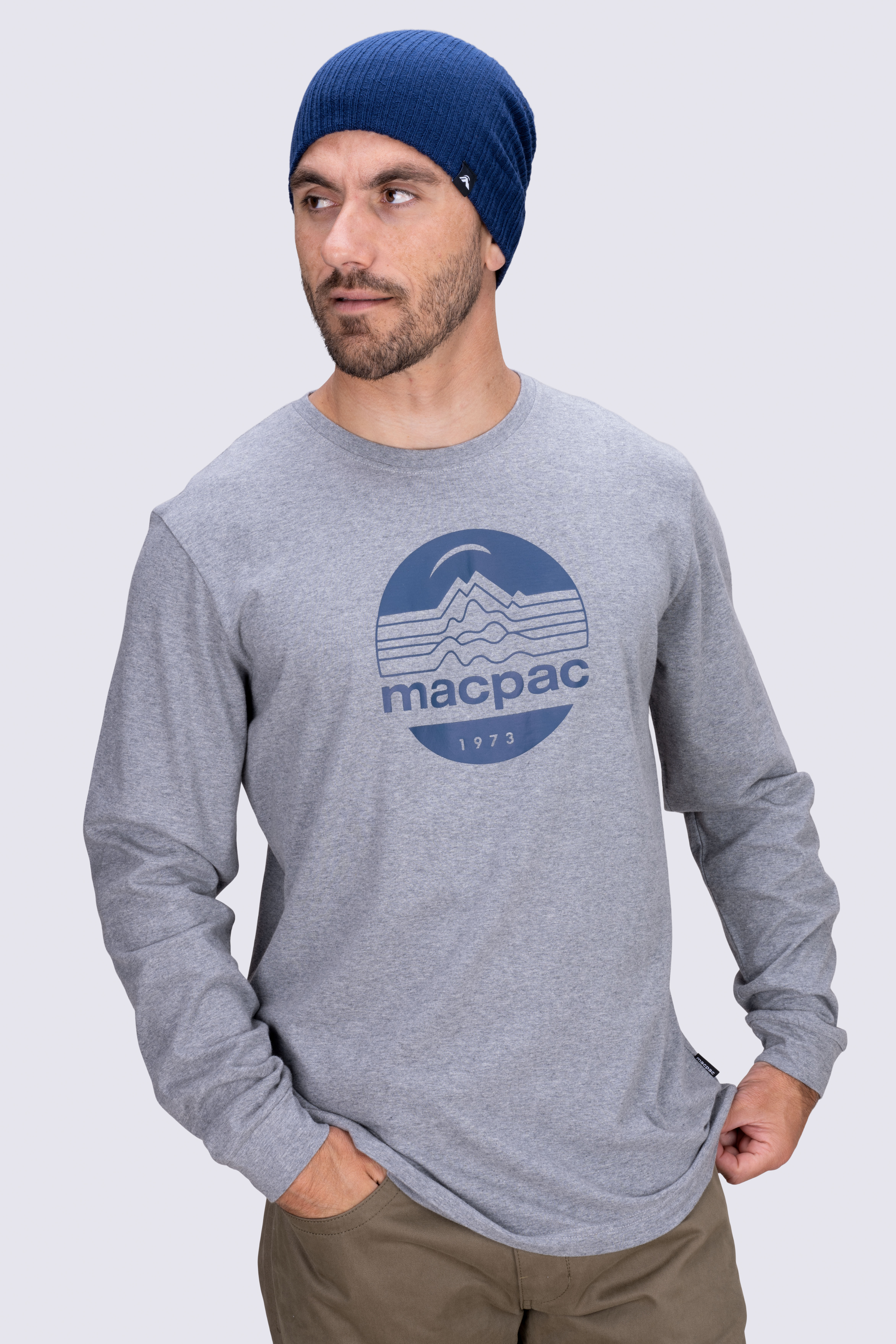 Macpac Men's Retro Graphic Long Sleeve T-Shirt