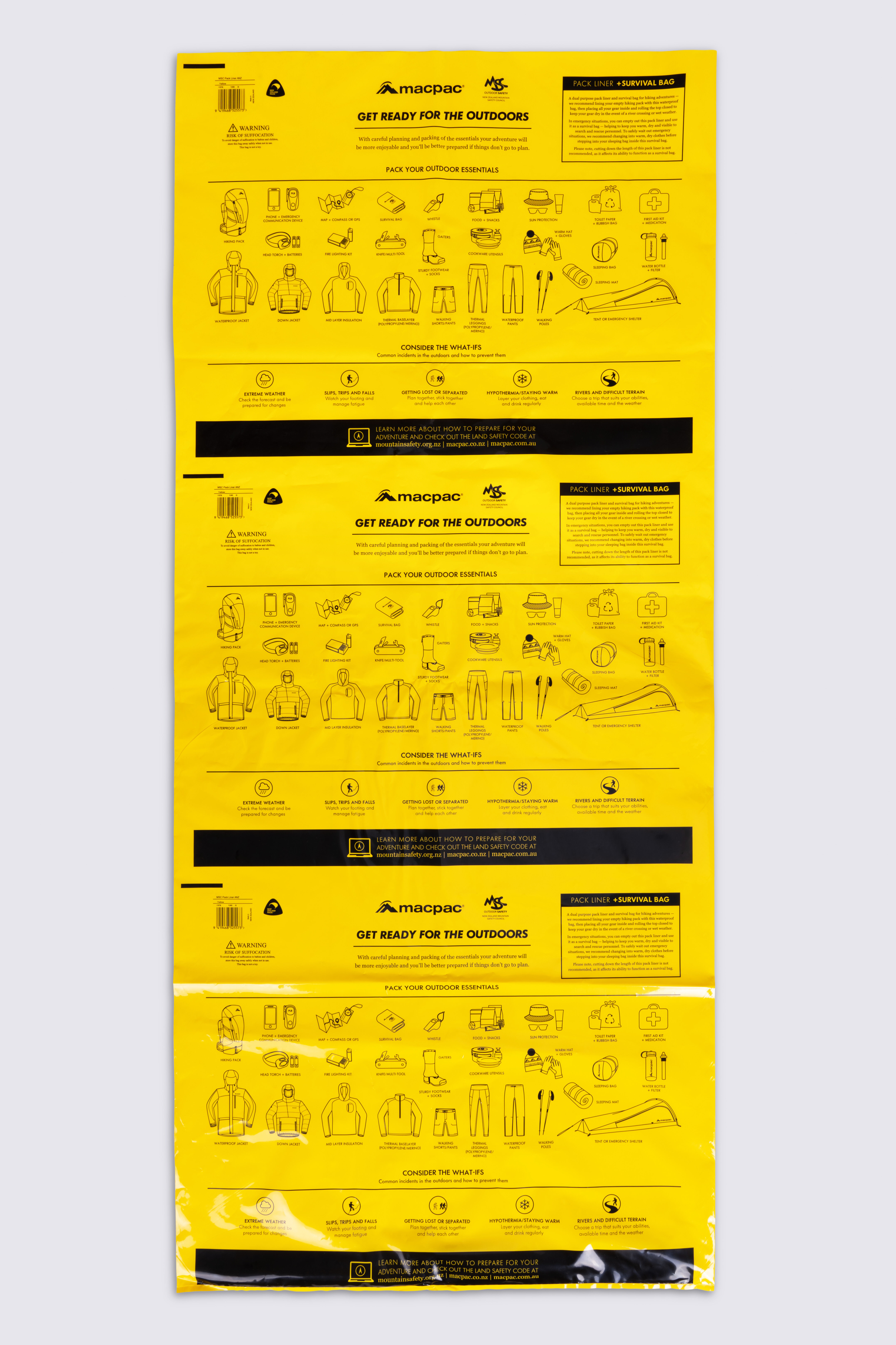 Mountain Safety Council Pack Liner