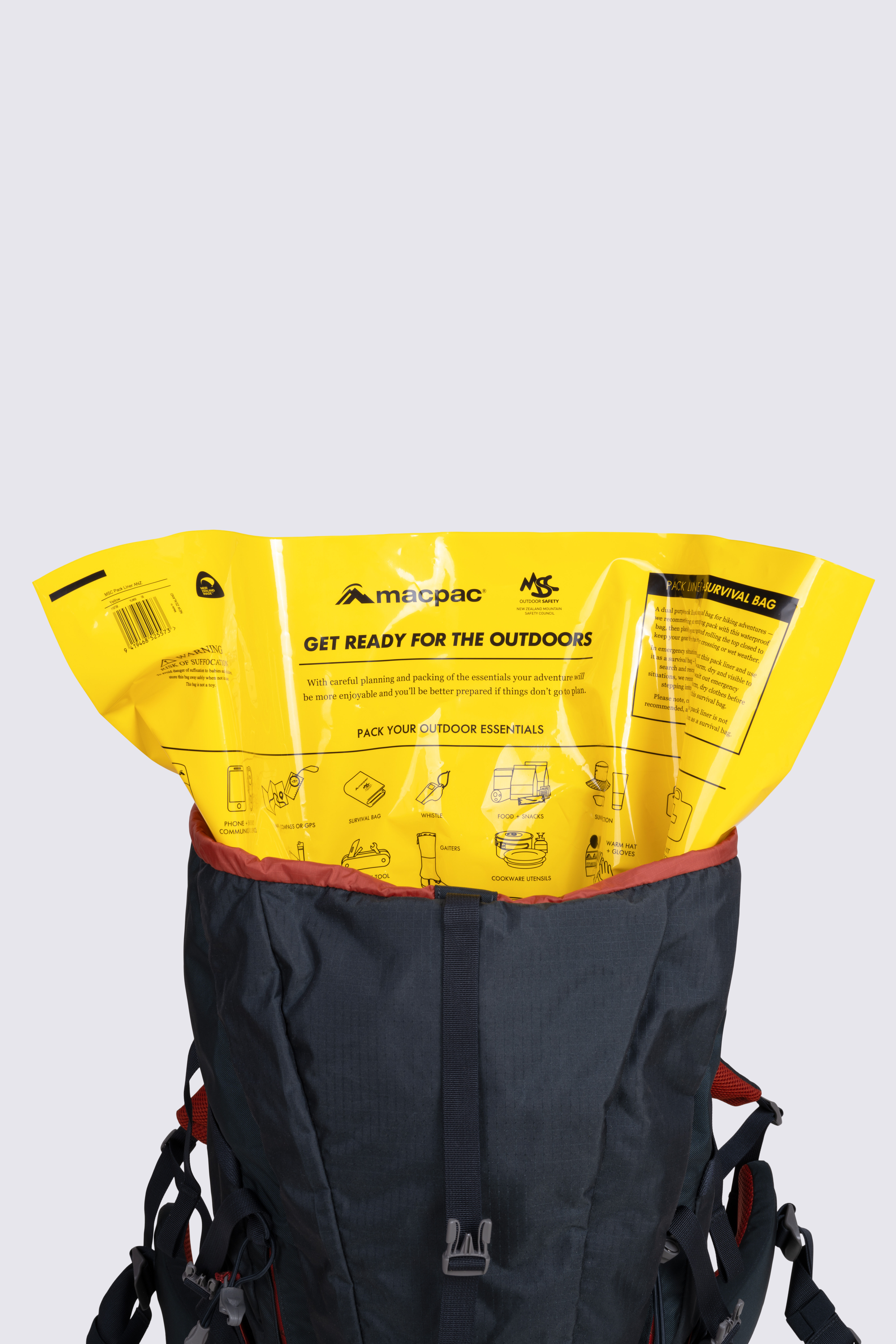 Mountain Safety Council Pack Liner