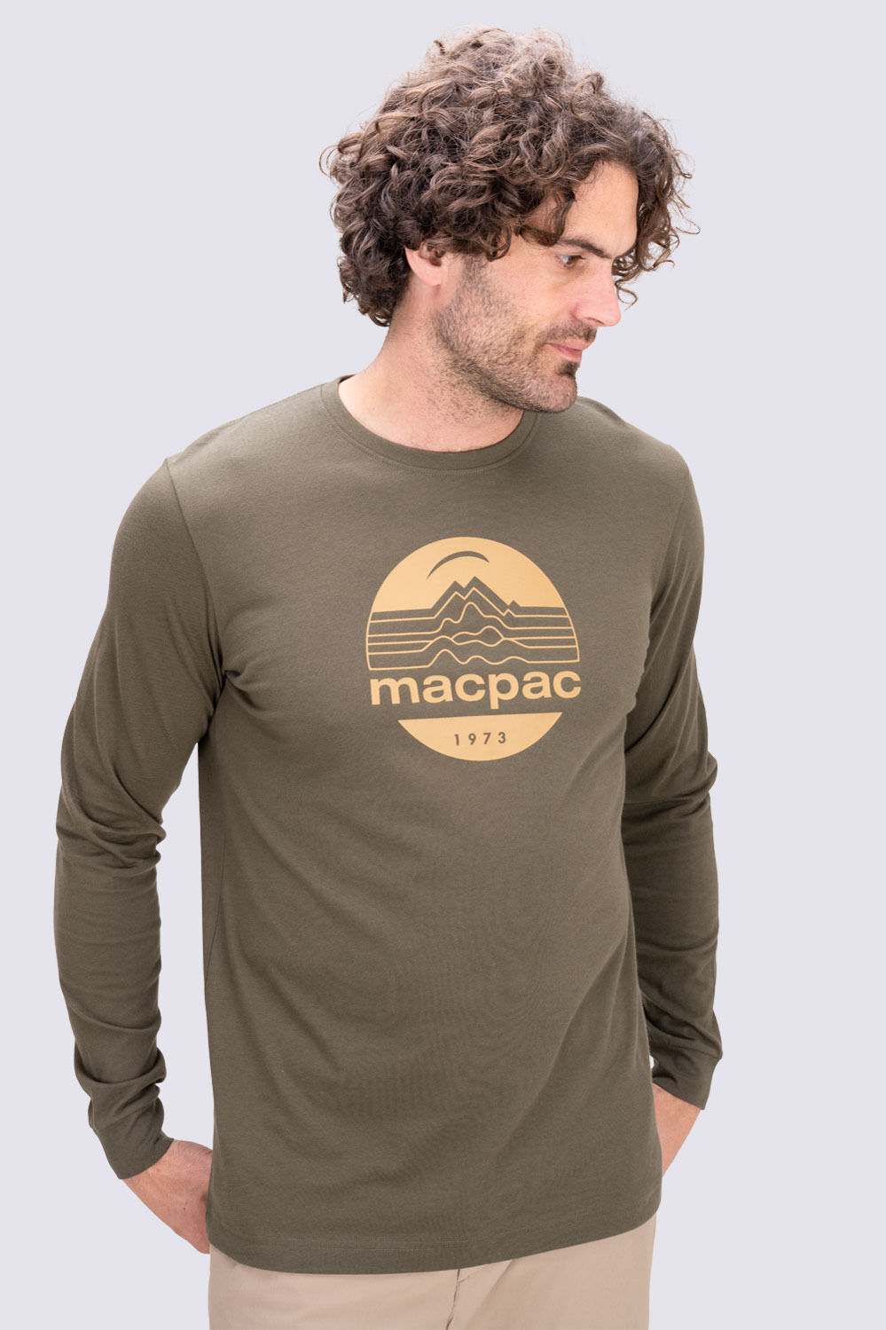 Macpac Men's Retro Graphic Long Sleeve T-Shirt