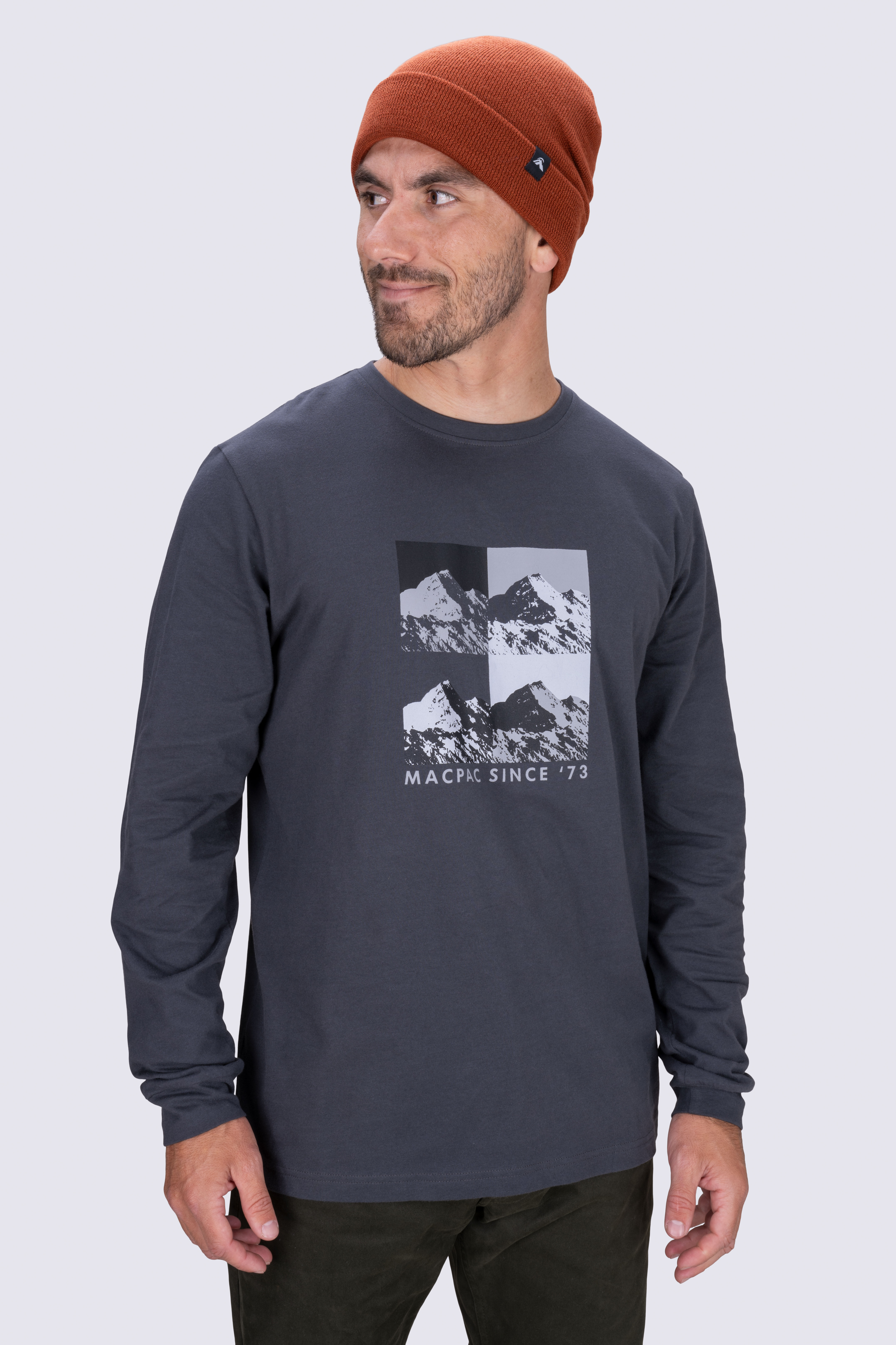 Macpac Men's Fairtrade Organic Cotton Long Sleeve T-Shirt